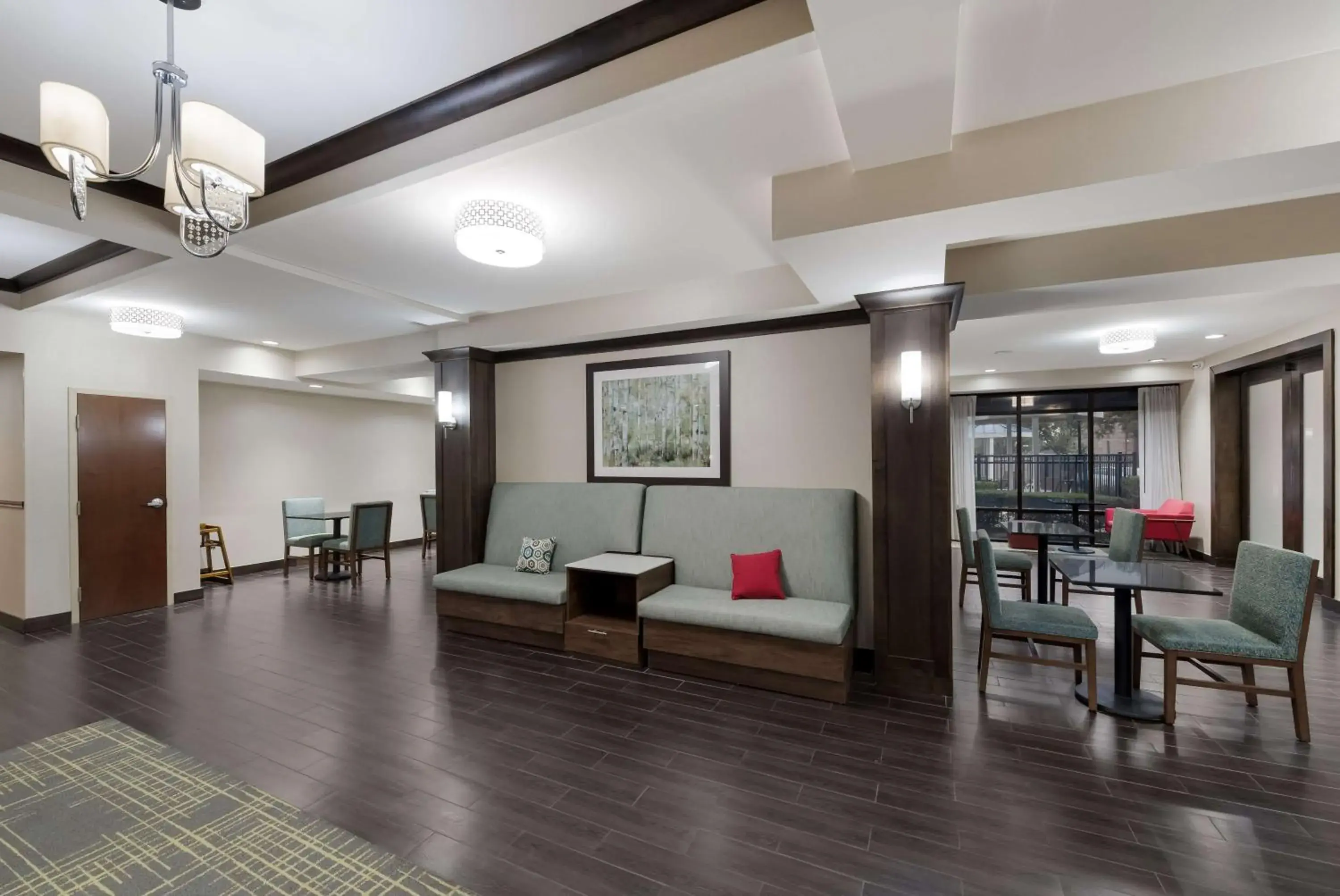 Lobby or reception in Hampton Inn Marshall Lobby or reception in Hampton Inn Marshall