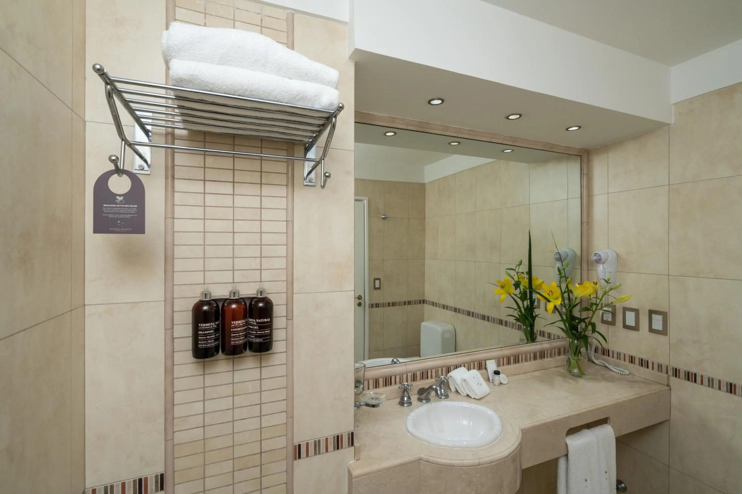 Shower in Hotel Intersur Recoleta