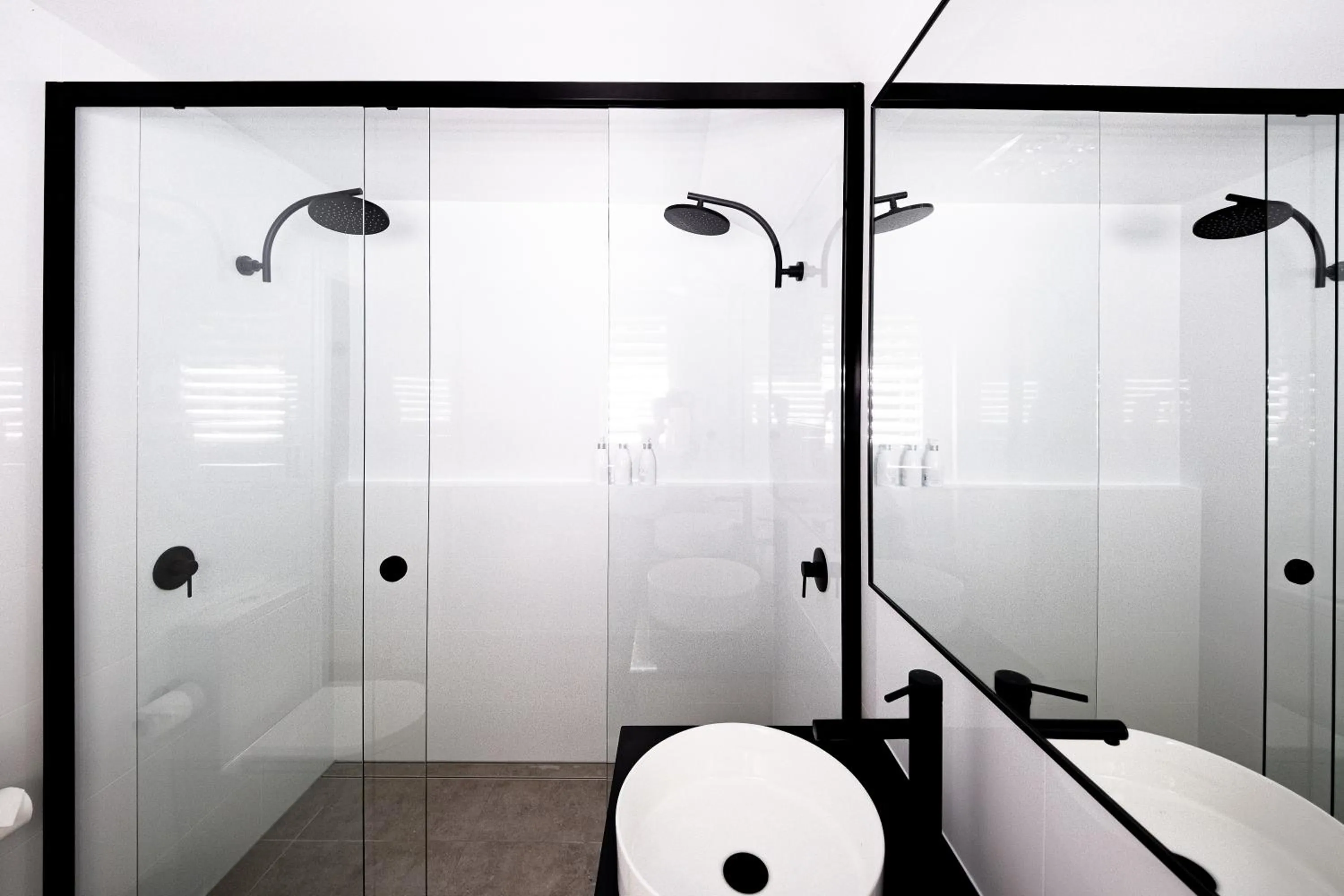 Shower in Chimes Spa Retreat