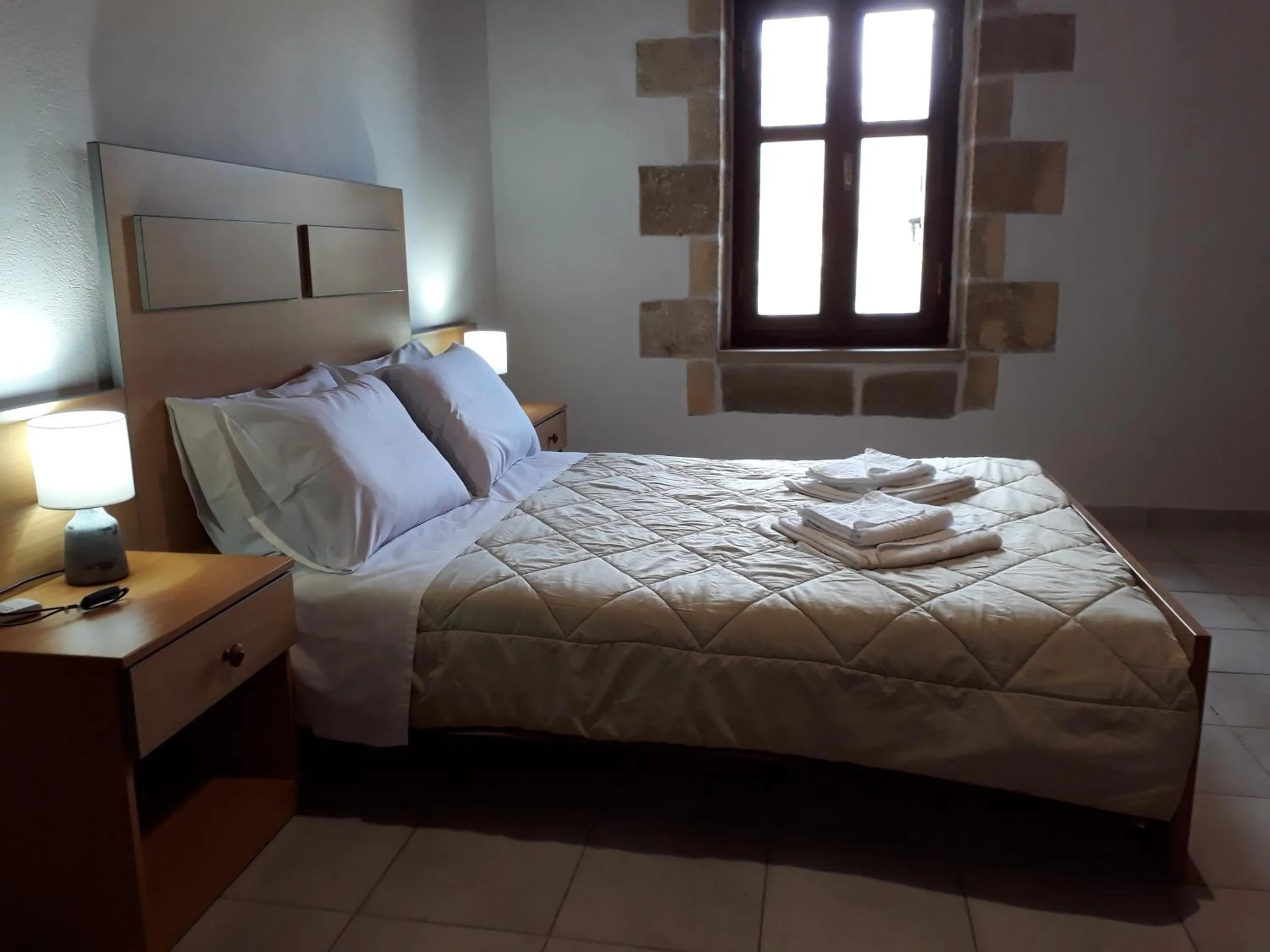 Bed in Traditional House Koukounara