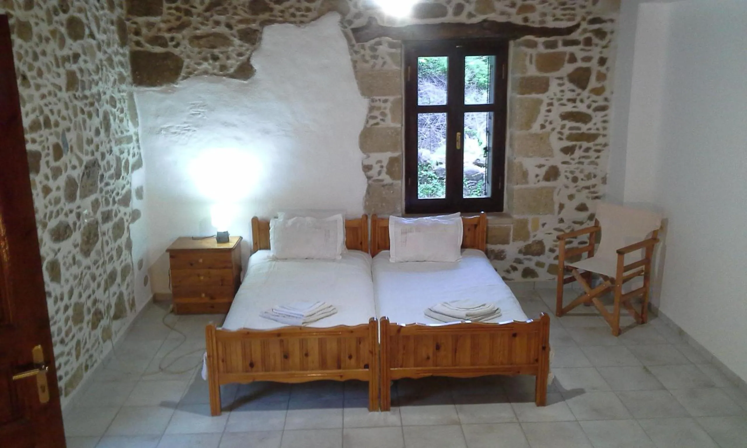 Bedroom, Bed in Traditional House Koukounara