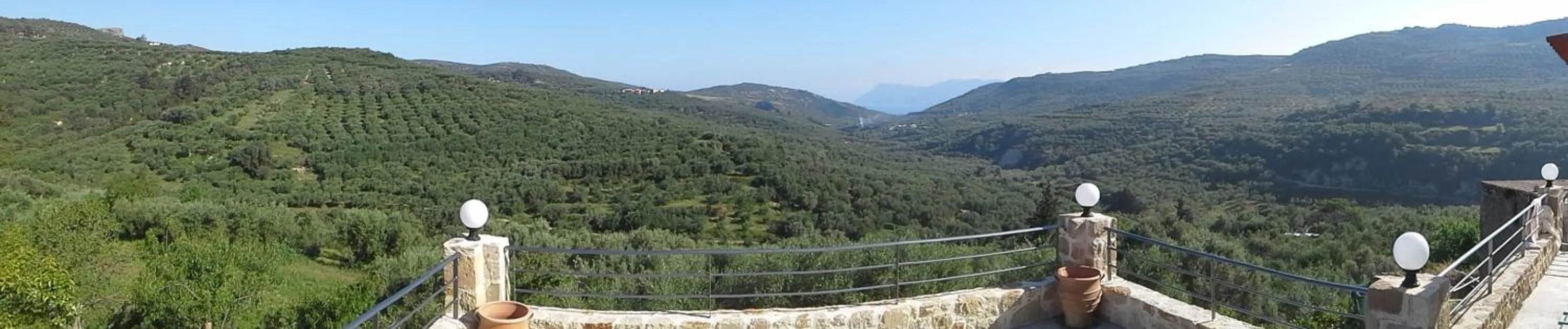 Natural landscape in Traditional House Koukounara