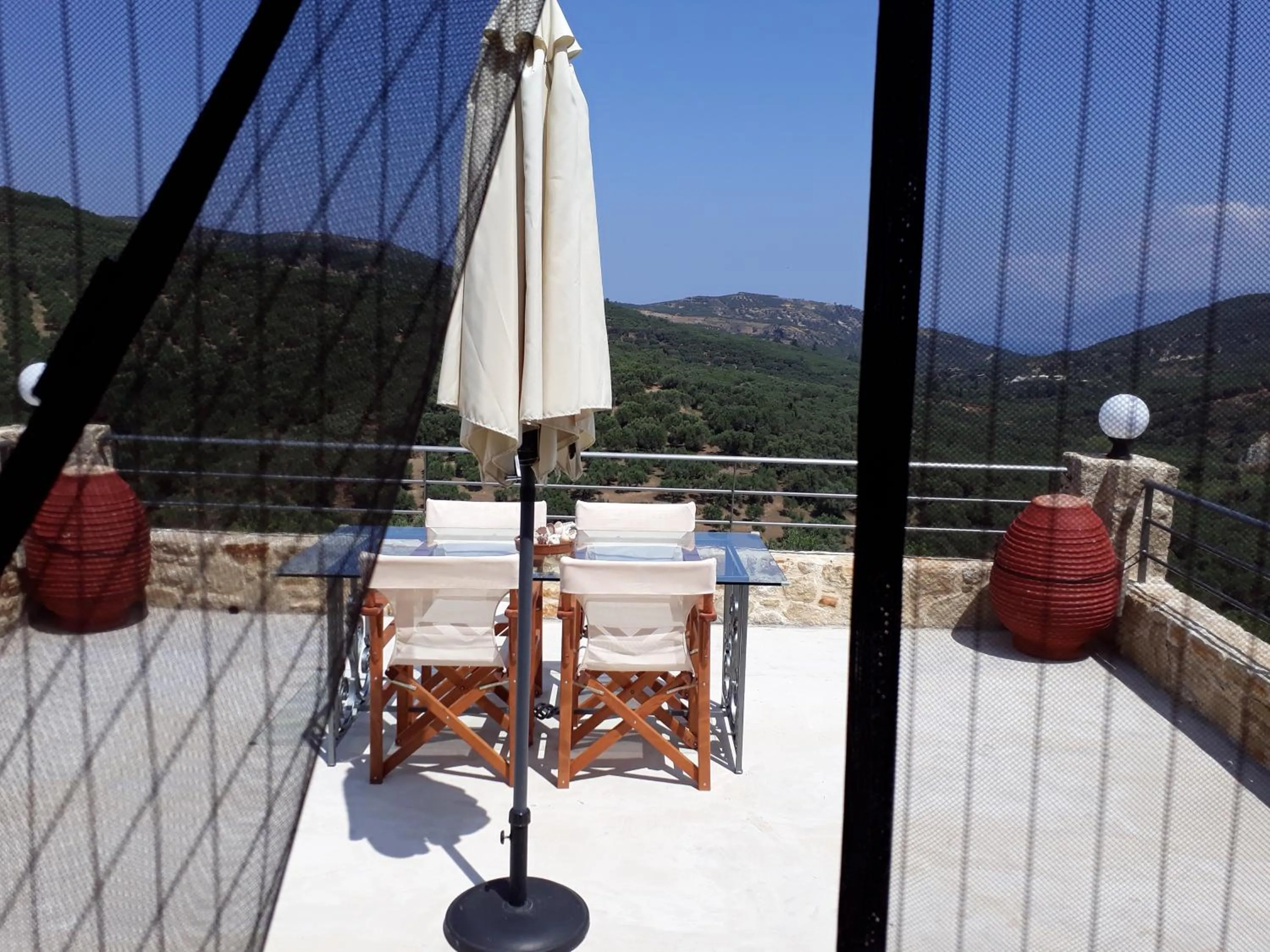 Balcony/Terrace in Traditional House Koukounara