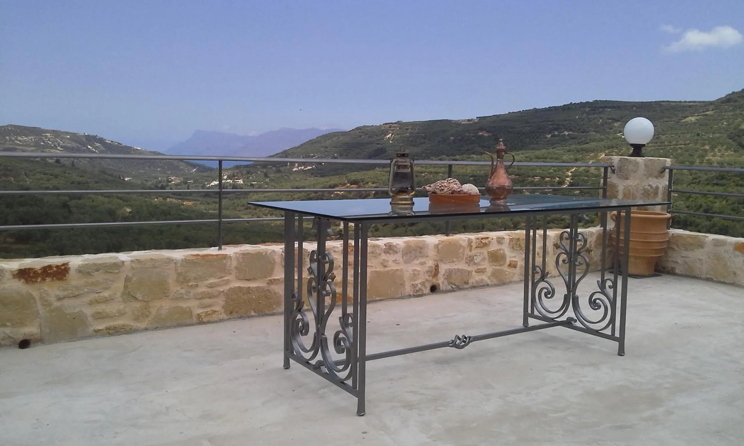 Natural landscape in Traditional House Koukounara
