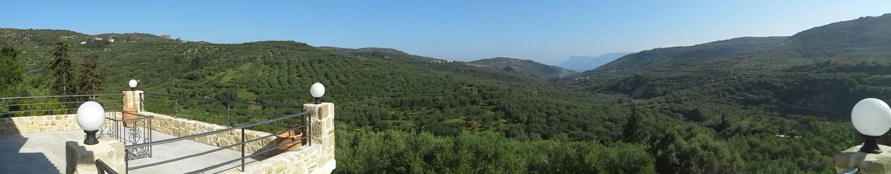 Natural landscape in Traditional House Koukounara