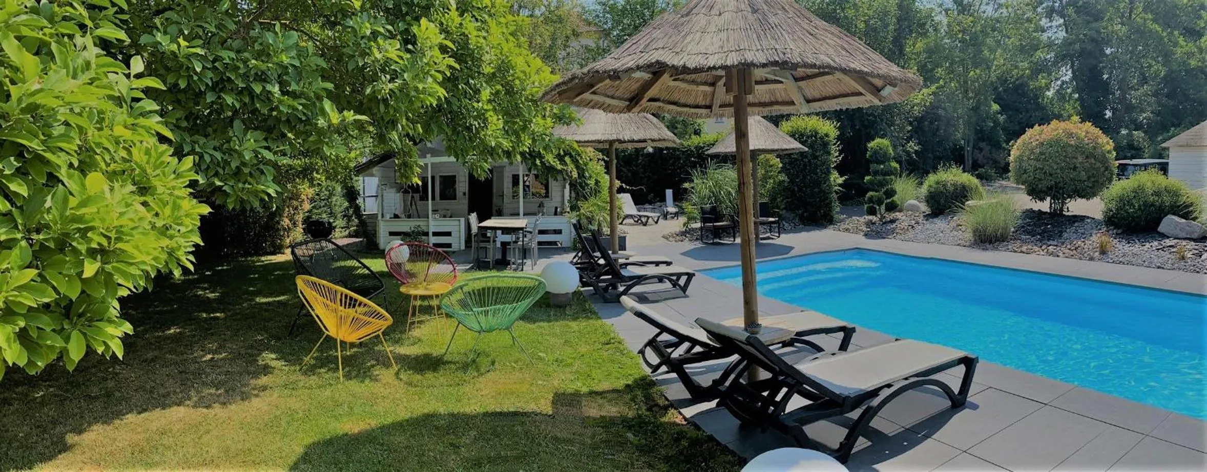 Swimming pool in Les Rives des Habsbourg