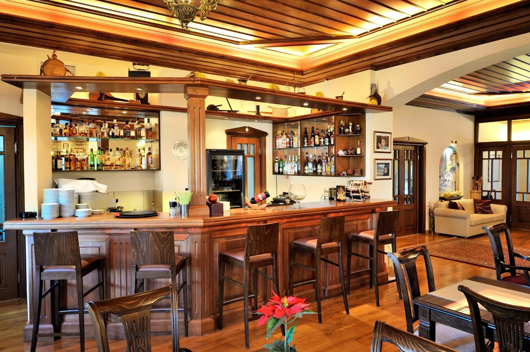 Lounge or bar in Konitsa Mountain Hotel