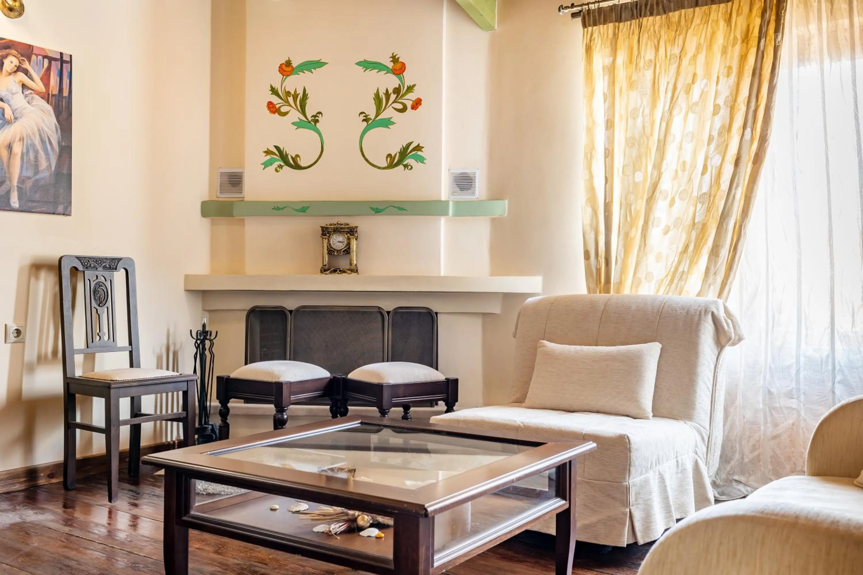 Seating area in Konitsa Mountain Hotel