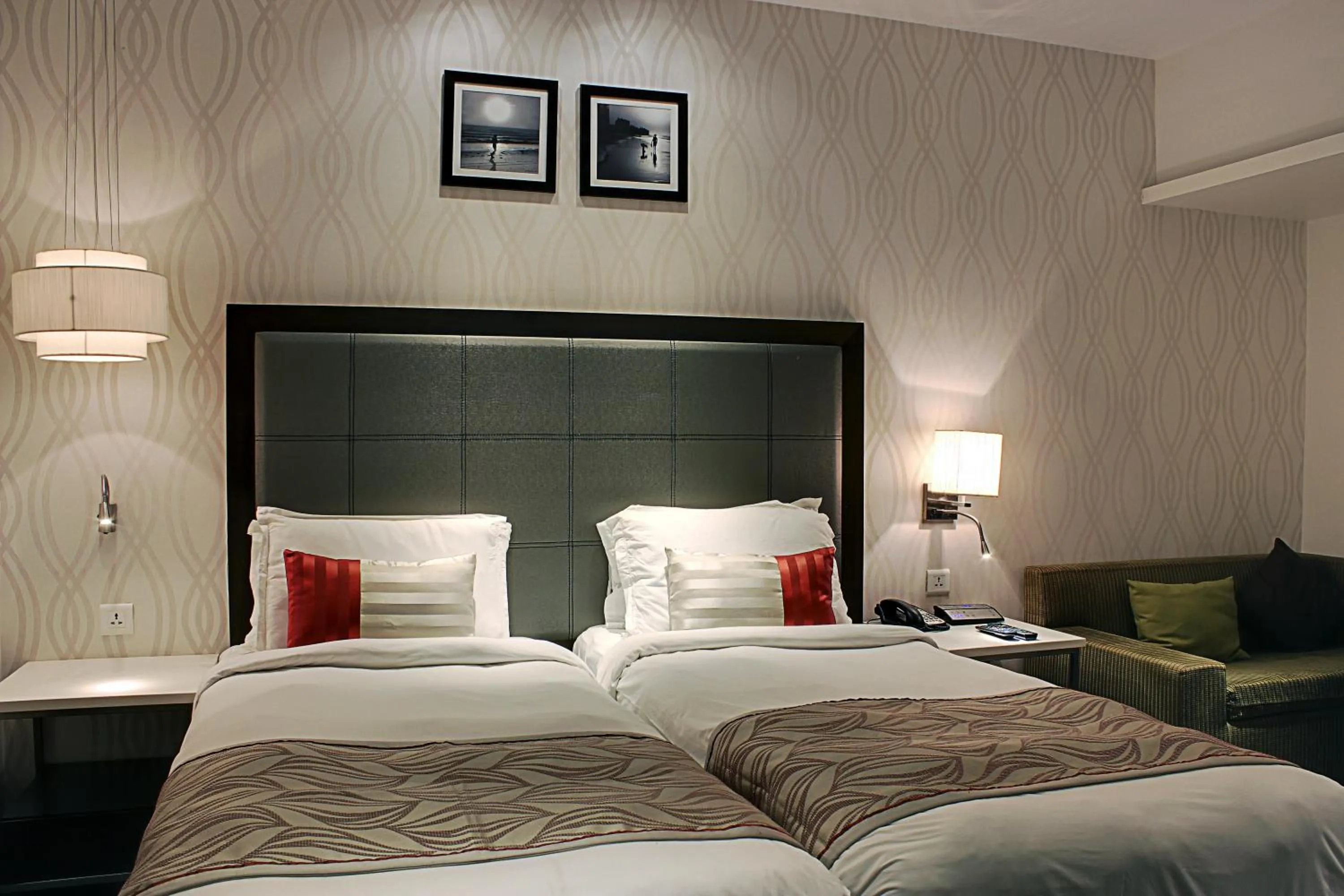 Bed in The Sahil Hotel