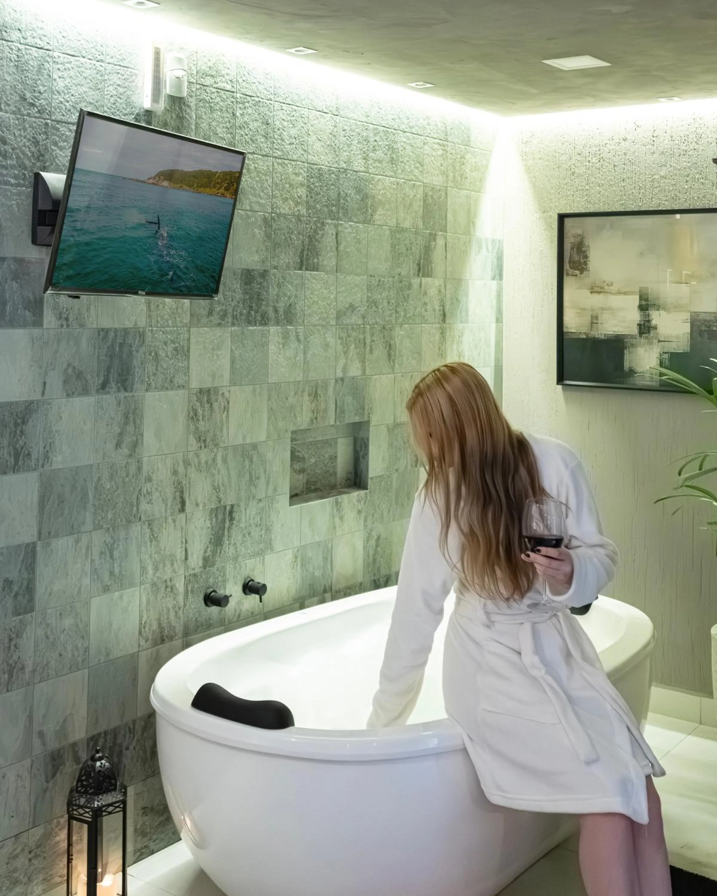 Bath in Pousada Rosa Karioka - Praia do Rosa