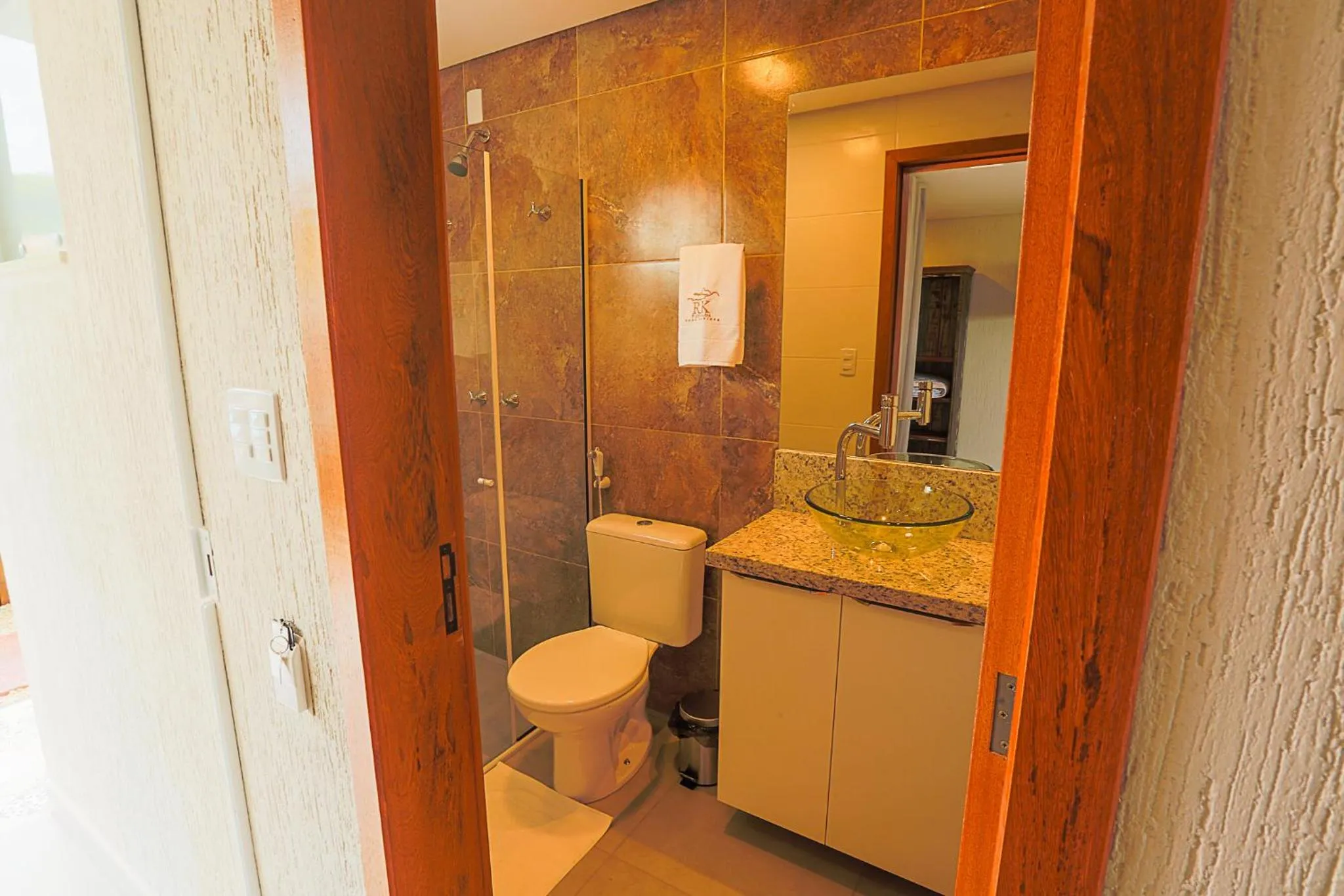 Decorative detail in Pousada Rosa Karioka - Praia do Rosa