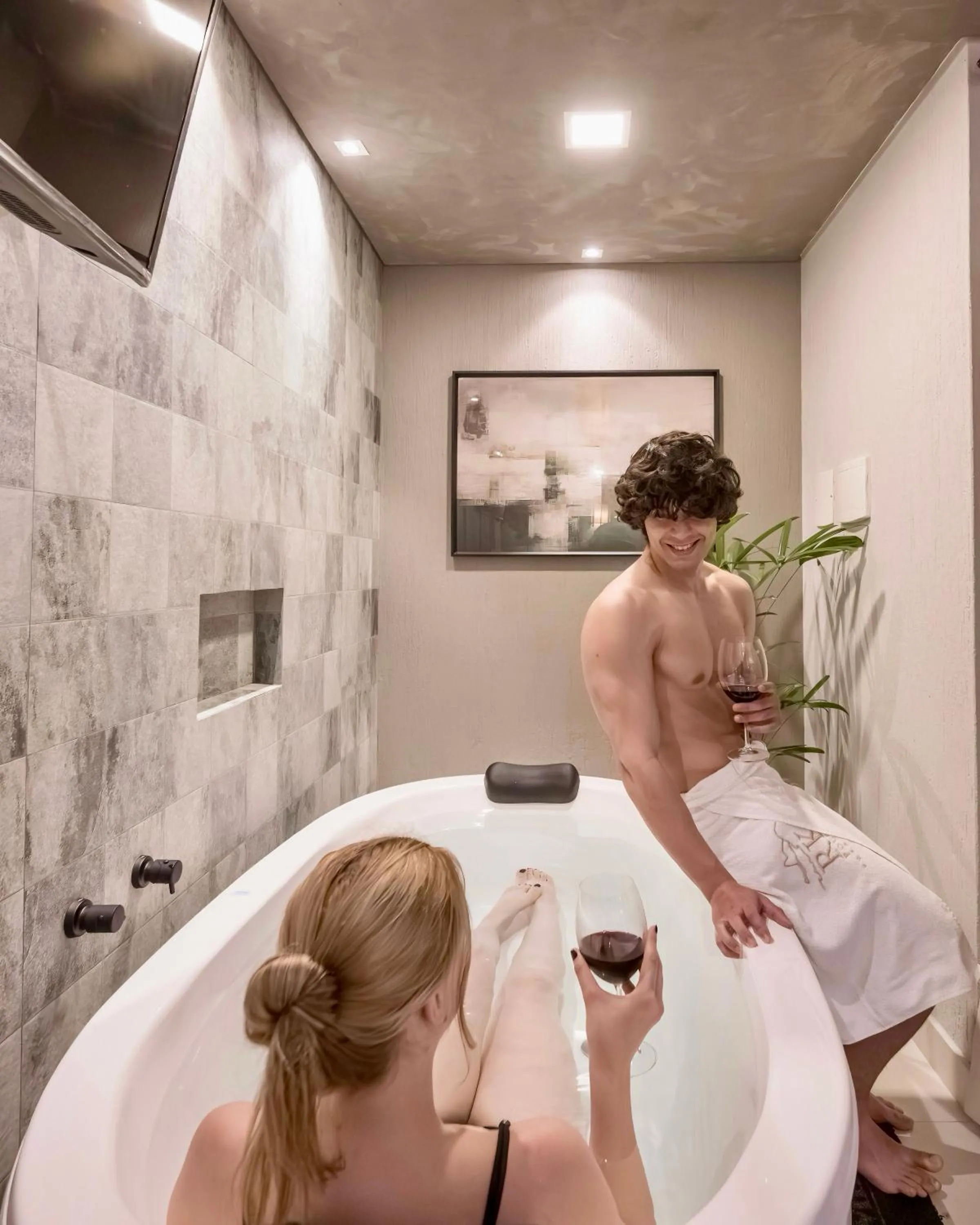 Bath in Pousada Rosa Karioka - Praia do Rosa