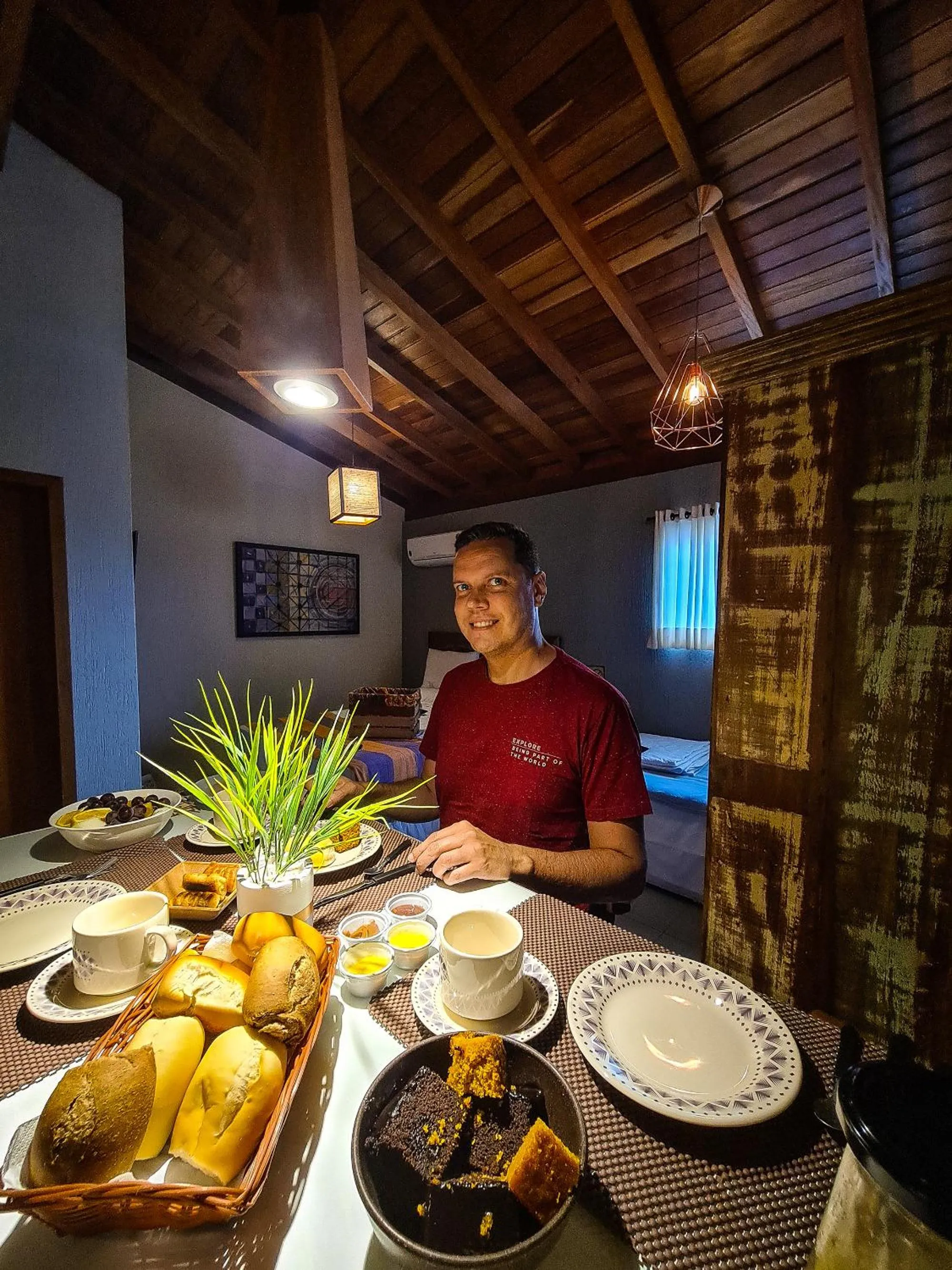 Breakfast in Pousada Rosa Karioka - Praia do Rosa