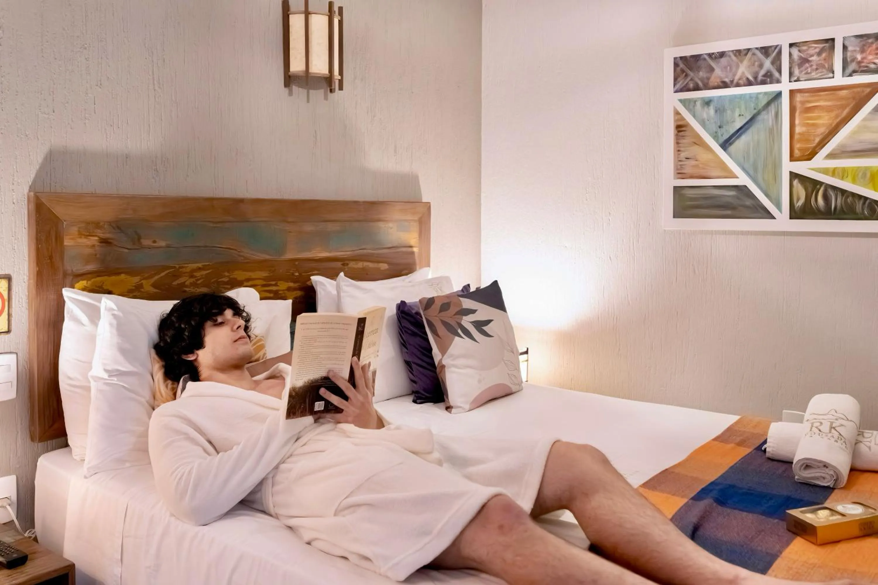 Bed in Pousada Rosa Karioka - Praia do Rosa