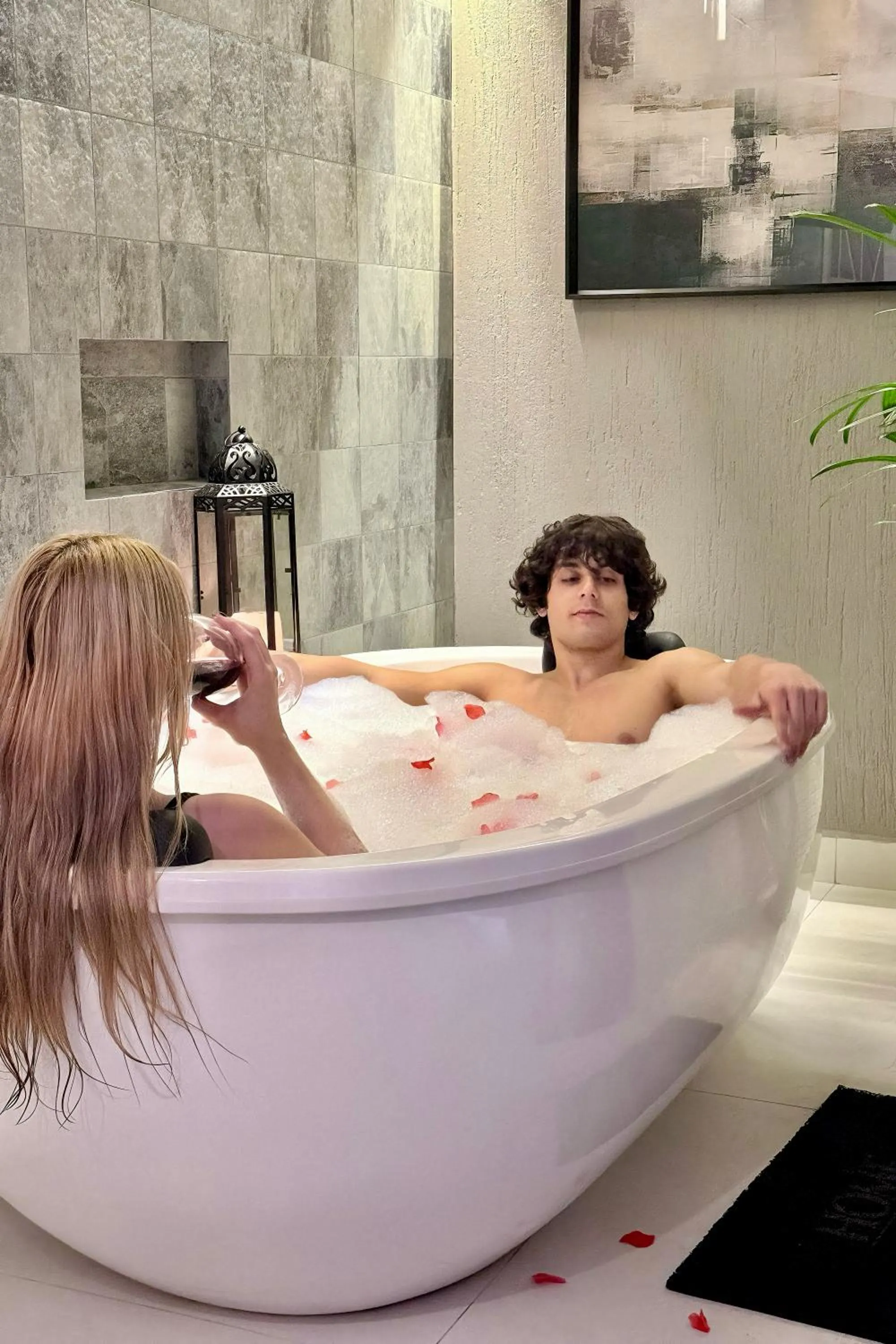 Bath in Pousada Rosa Karioka - Praia do Rosa