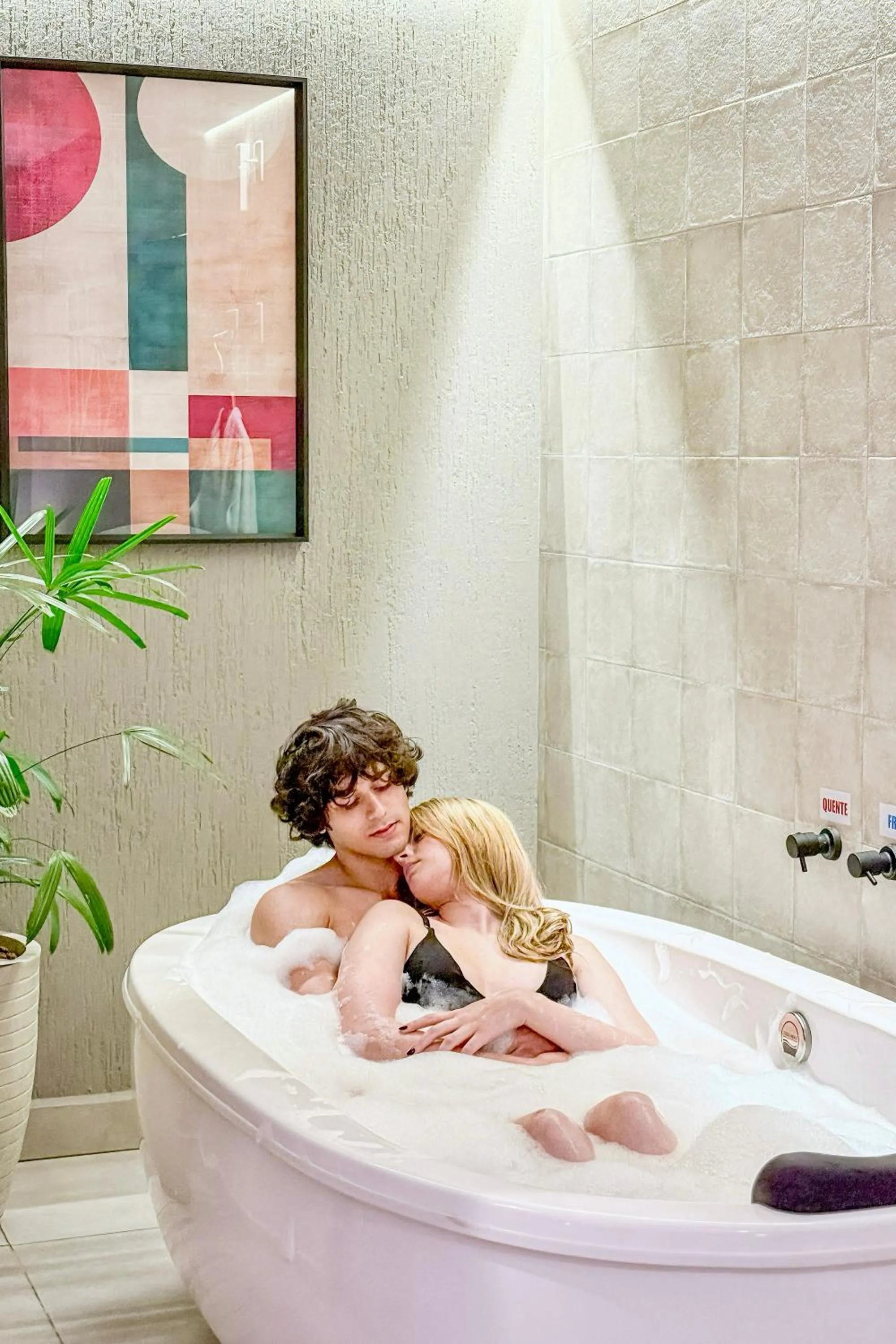 Bath in Pousada Rosa Karioka - Praia do Rosa