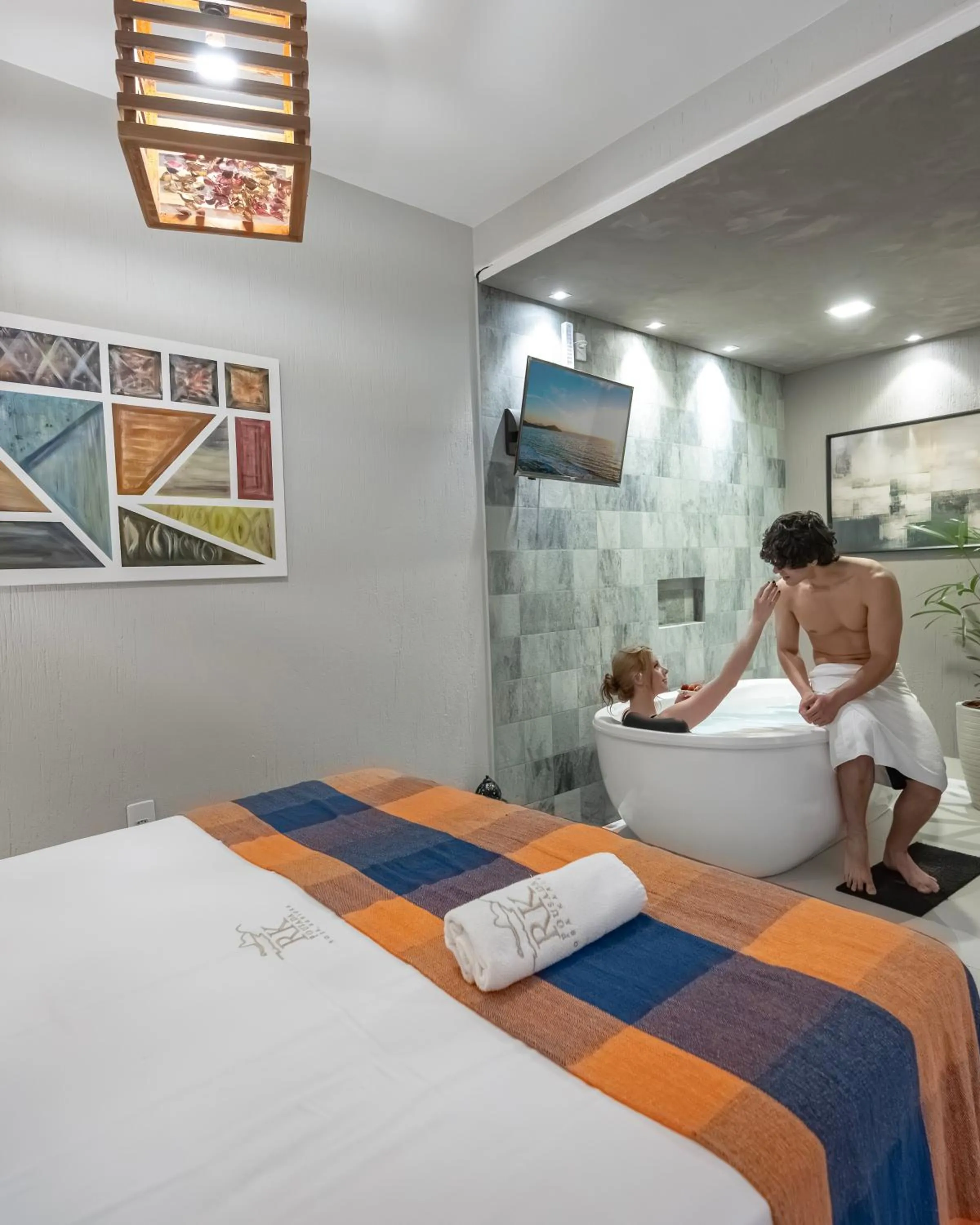 Bedroom, Bed in Pousada Rosa Karioka - Praia do Rosa