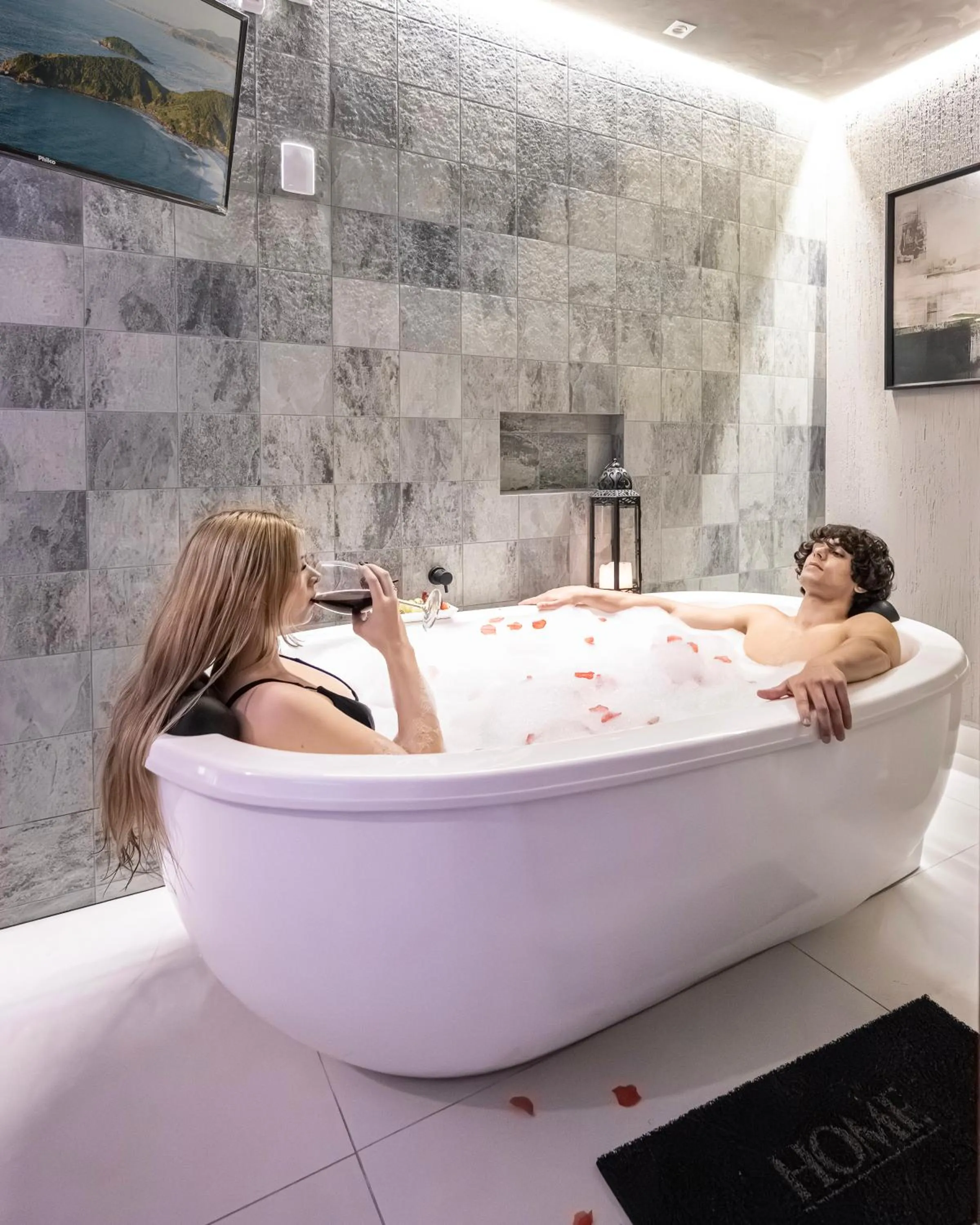 Bath in Pousada Rosa Karioka - Praia do Rosa