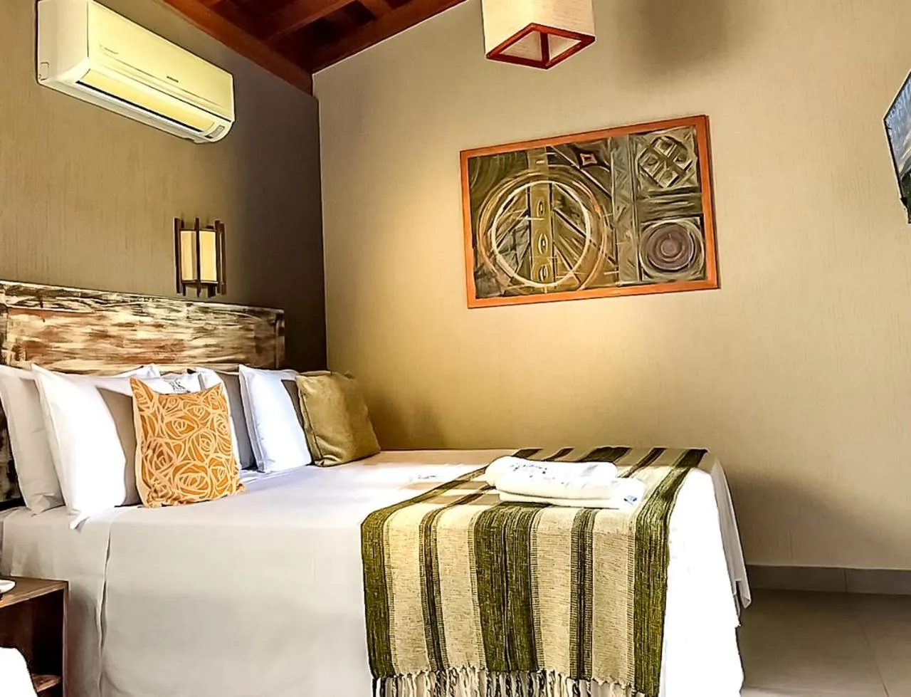 Bed in Pousada Rosa Karioka - Praia do Rosa