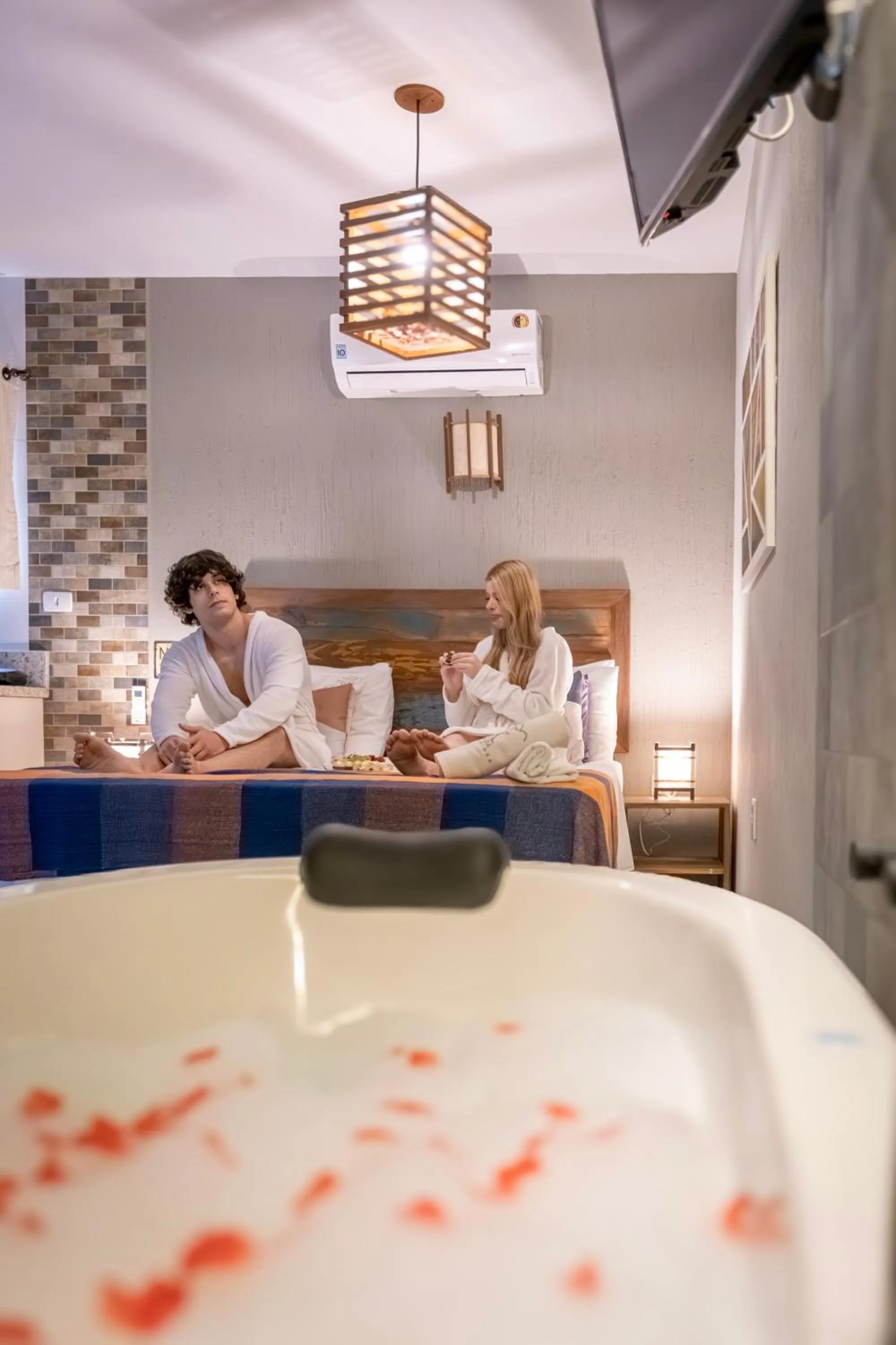 Bed in Pousada Rosa Karioka - Praia do Rosa