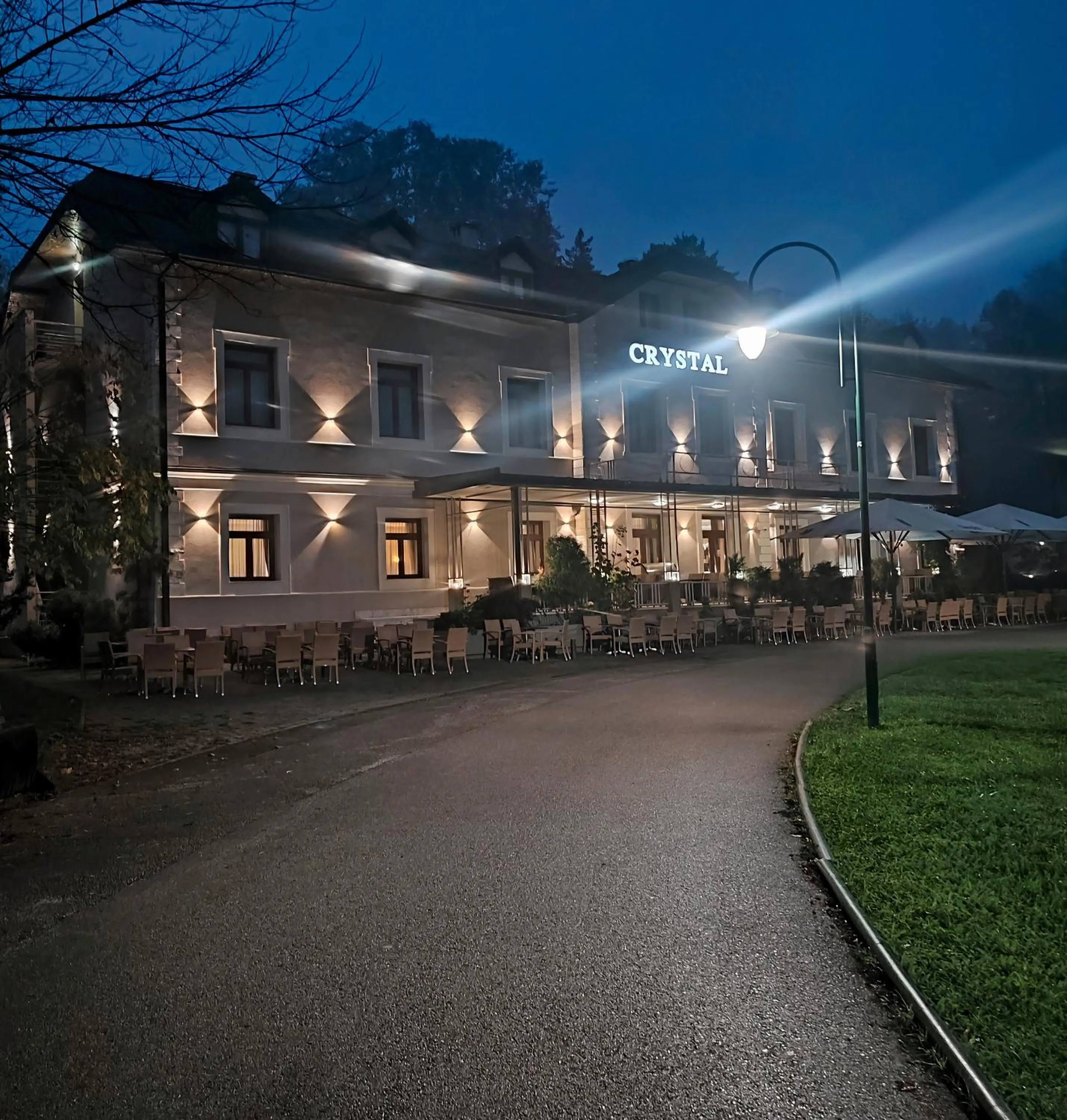 Property building in Hotel Crystal