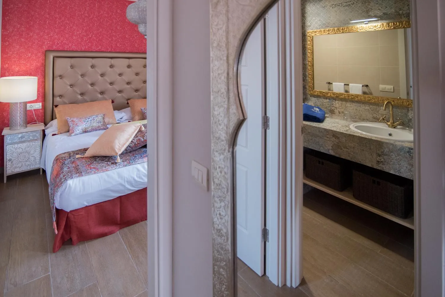 Bathroom, Bed in Alhambra Boutique Apartments by PMC Resorts