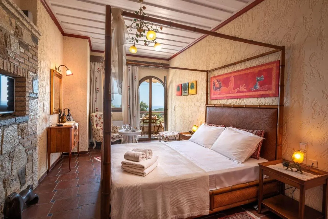 Bed in Panorama Exclusive Suites