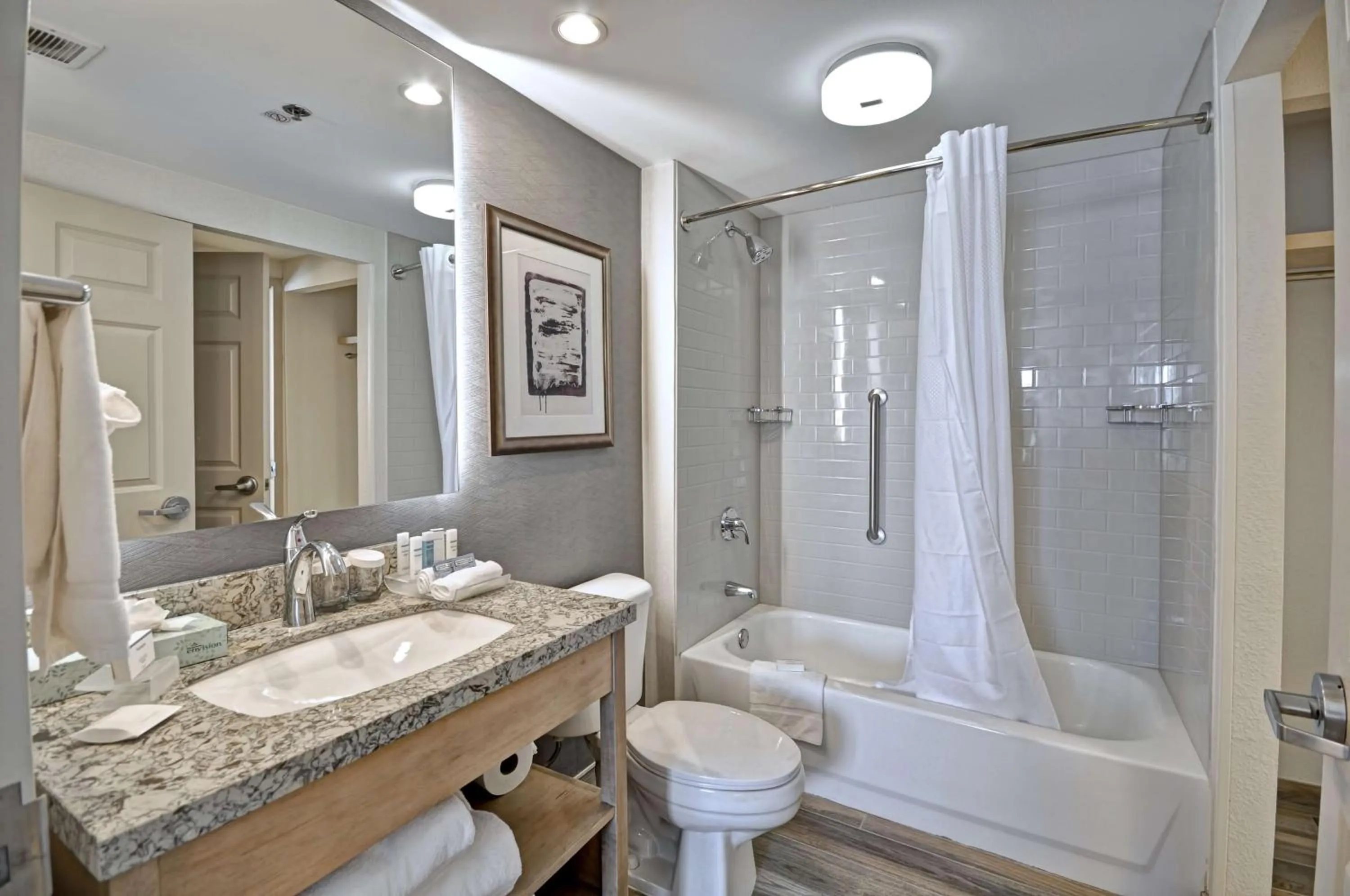 Bathroom in Homewood Suites by Hilton Boston - Peabody
