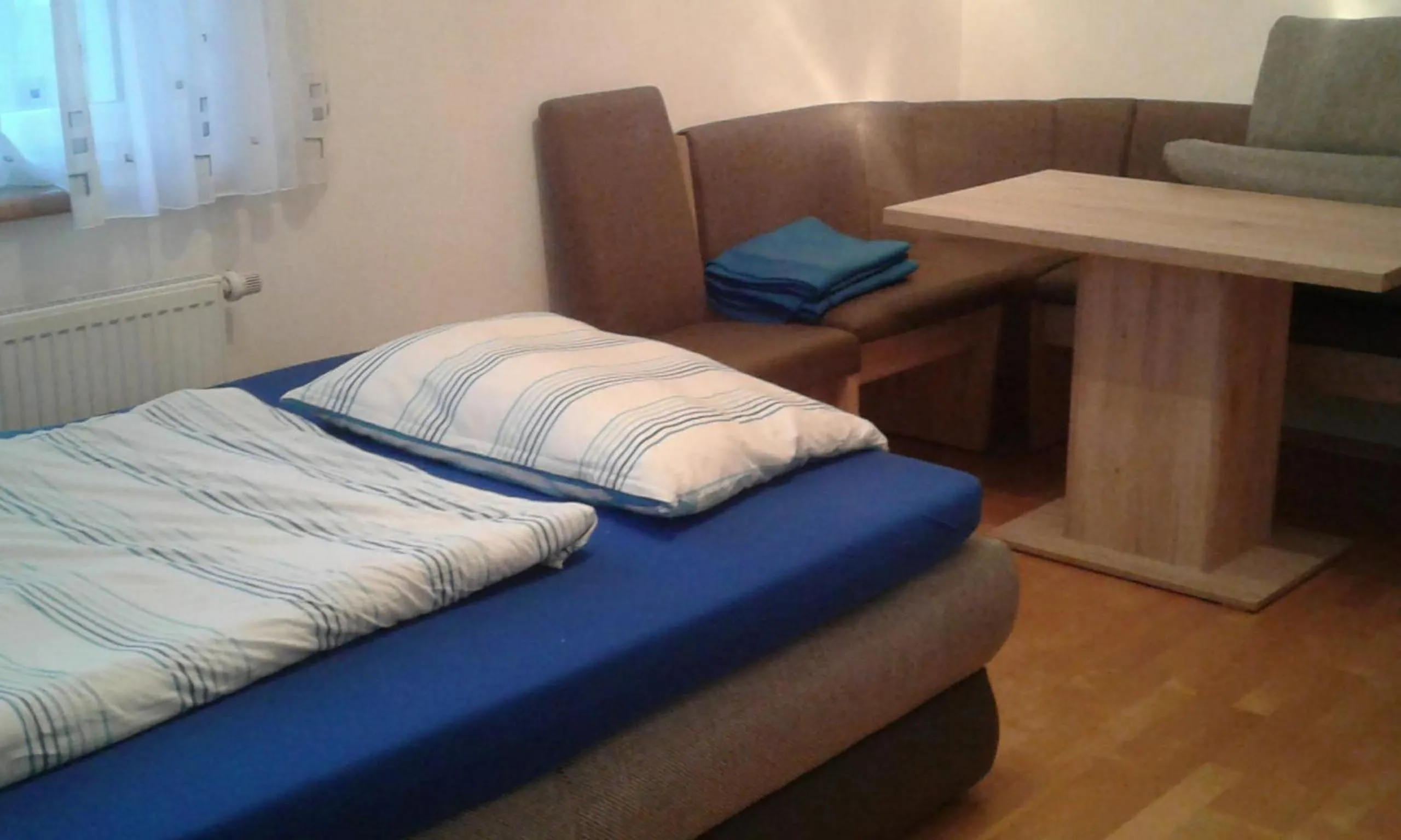 Bed in Ferienwohnung Susanne