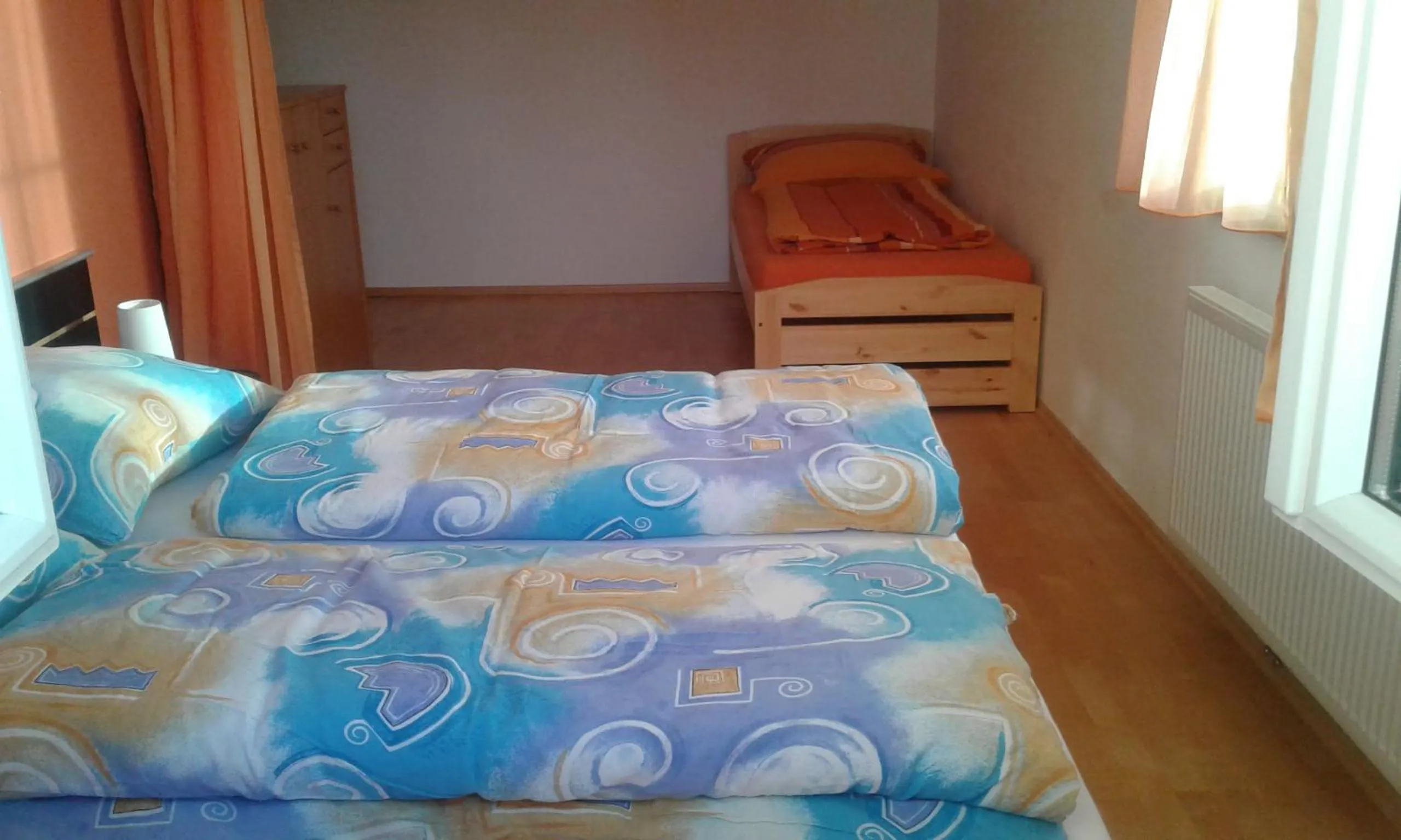 Bed in Ferienwohnung Susanne