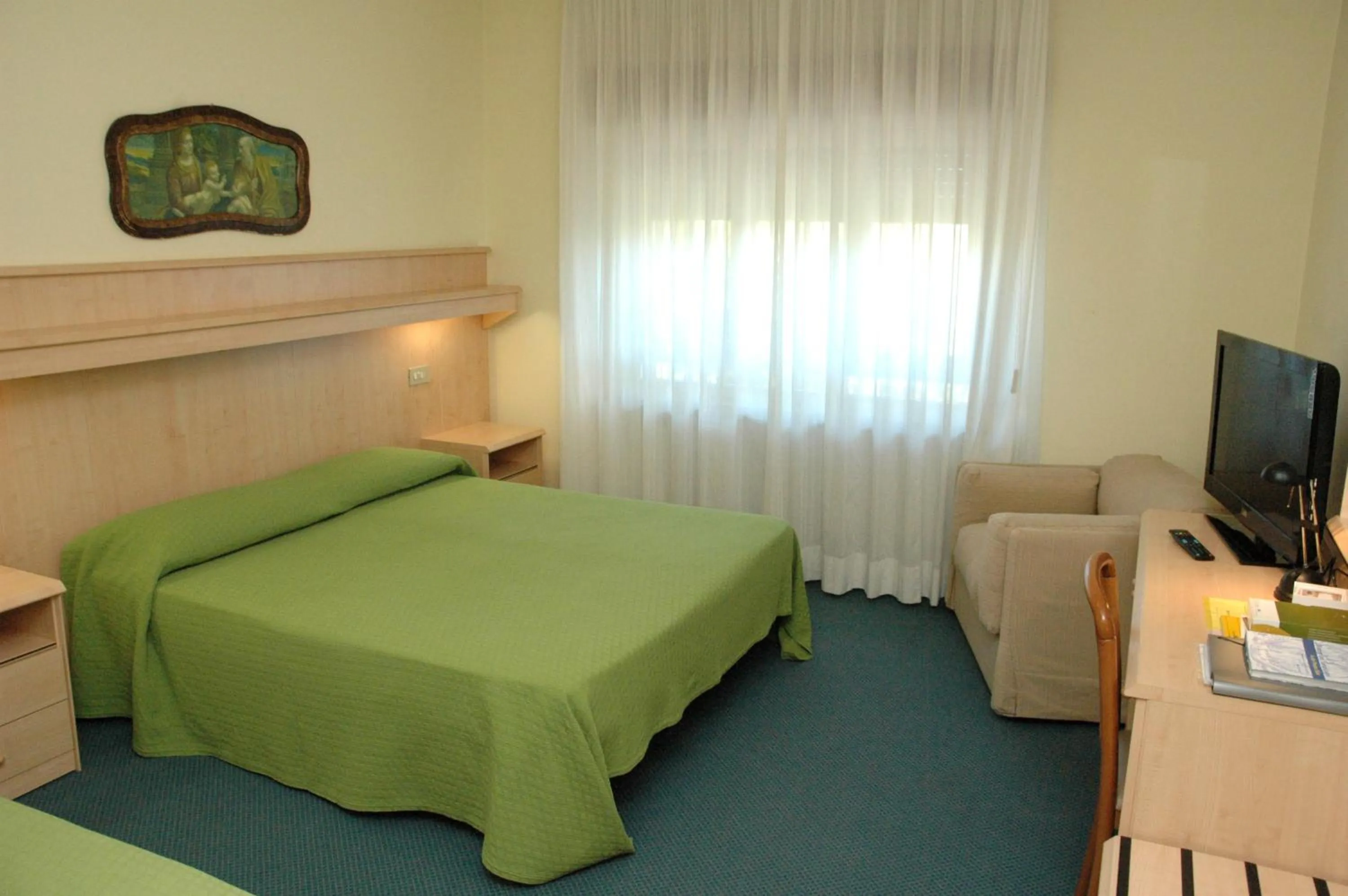 Bed in Hotel Da Angela