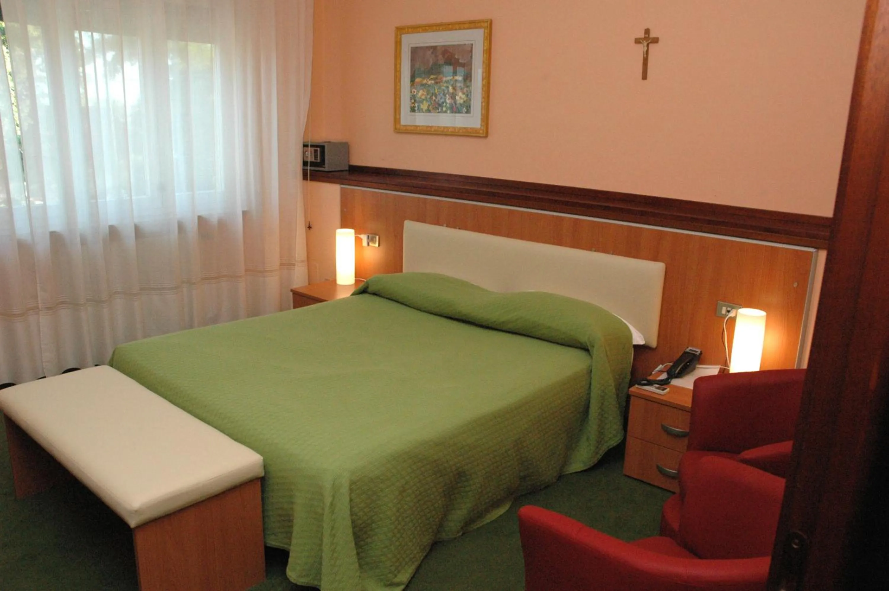 Bed in Hotel Da Angela