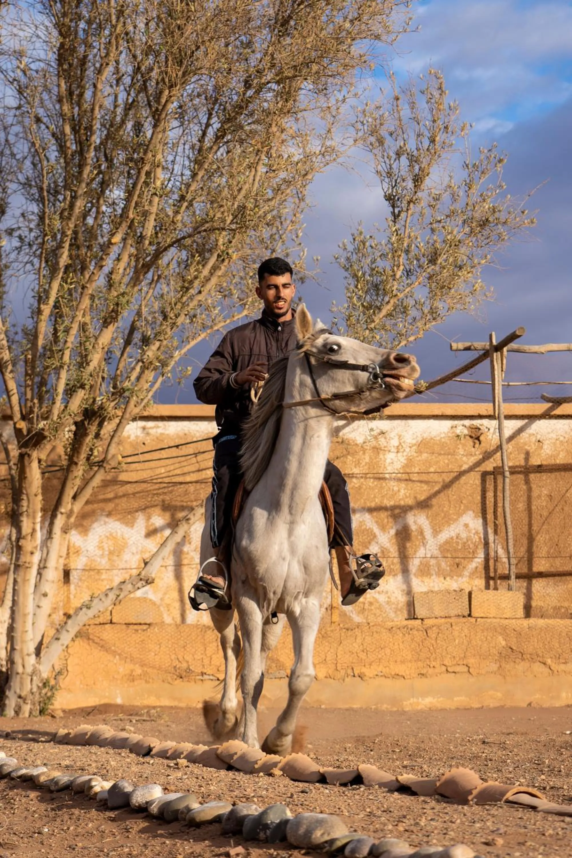 Horse-riding in Riad Jnane Ines