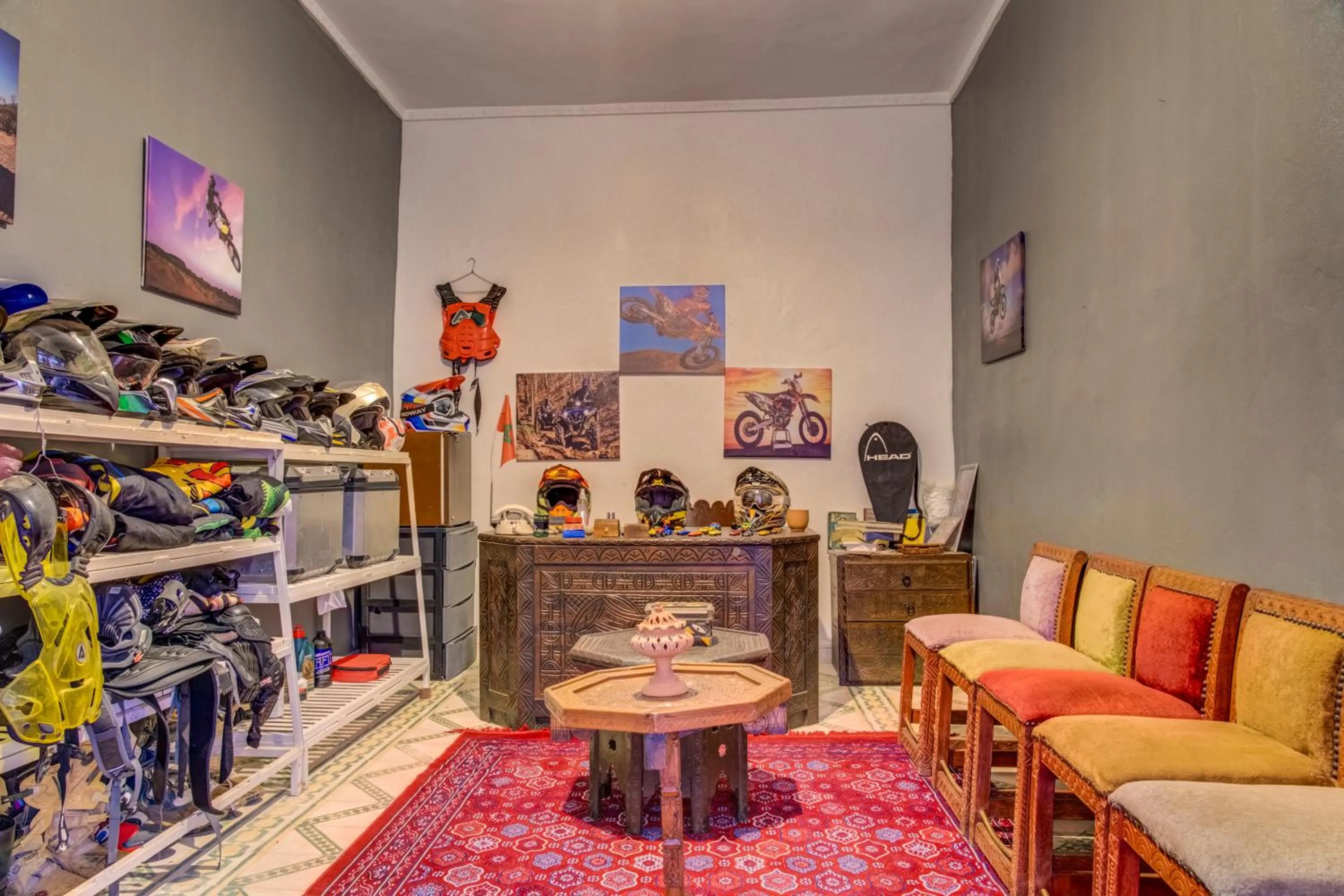 Seating area in Riad Jnane Ines
