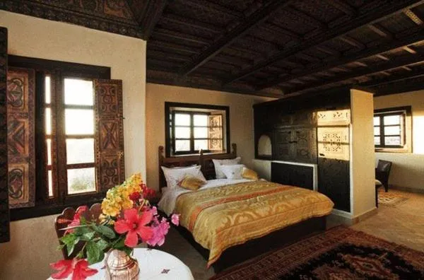 Bed in Riad Jnane Ines