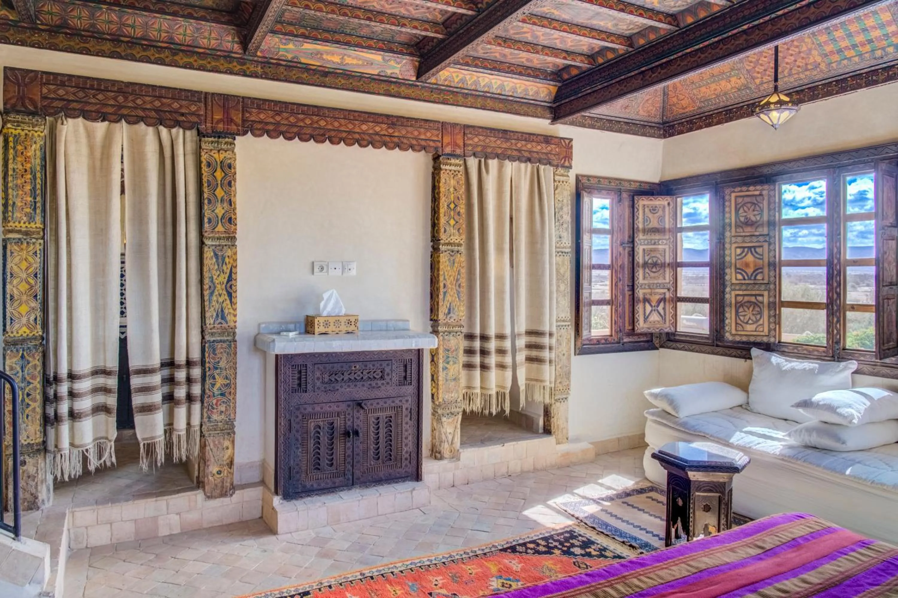 Living room in Riad Jnane Ines