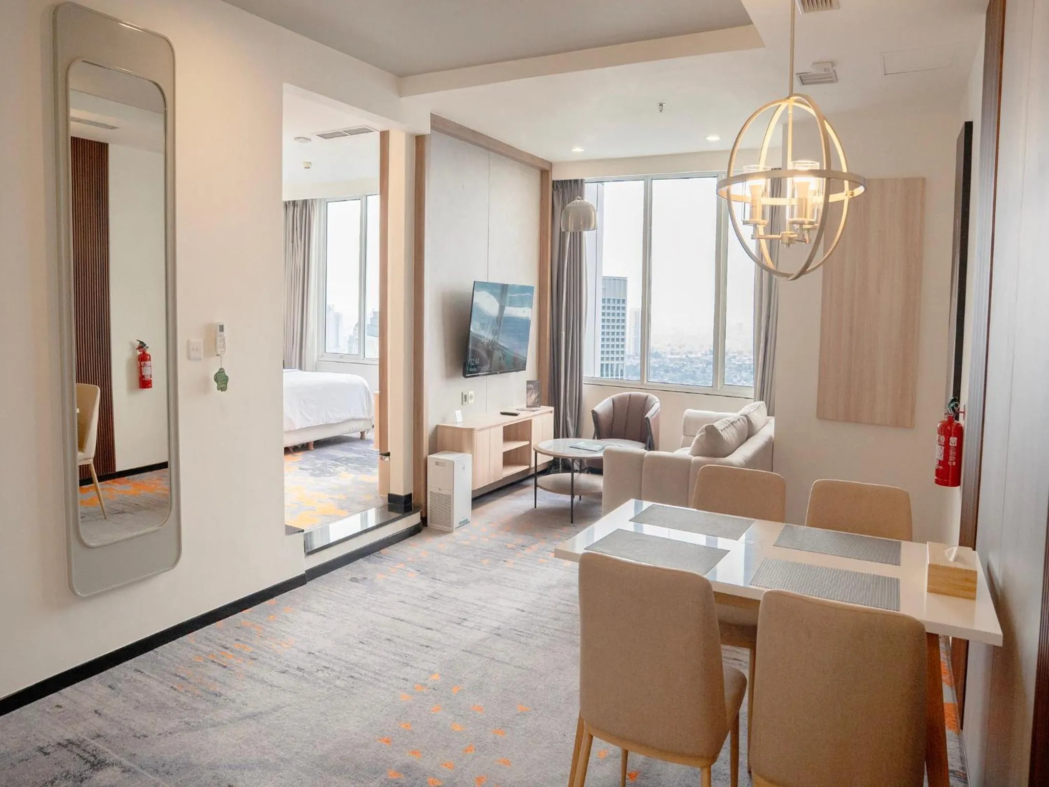 Living room in HARRIS Suites fx Sudirman