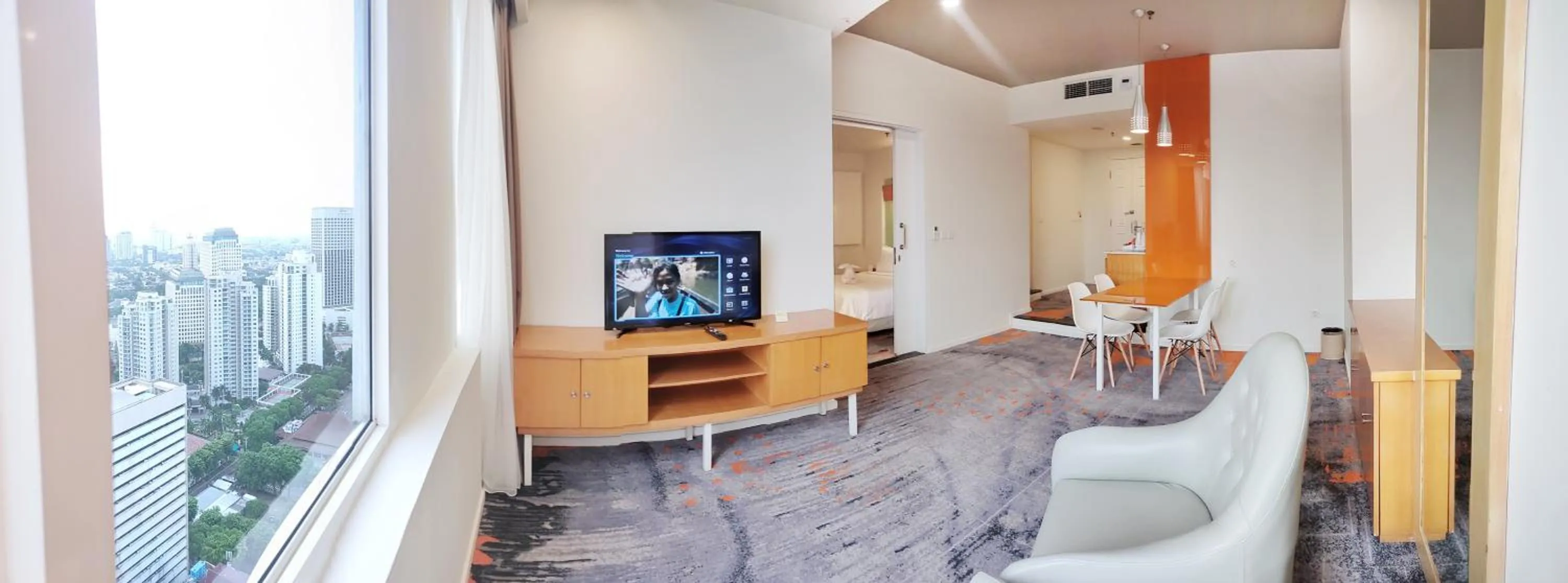 Living room in HARRIS Suites fx Sudirman