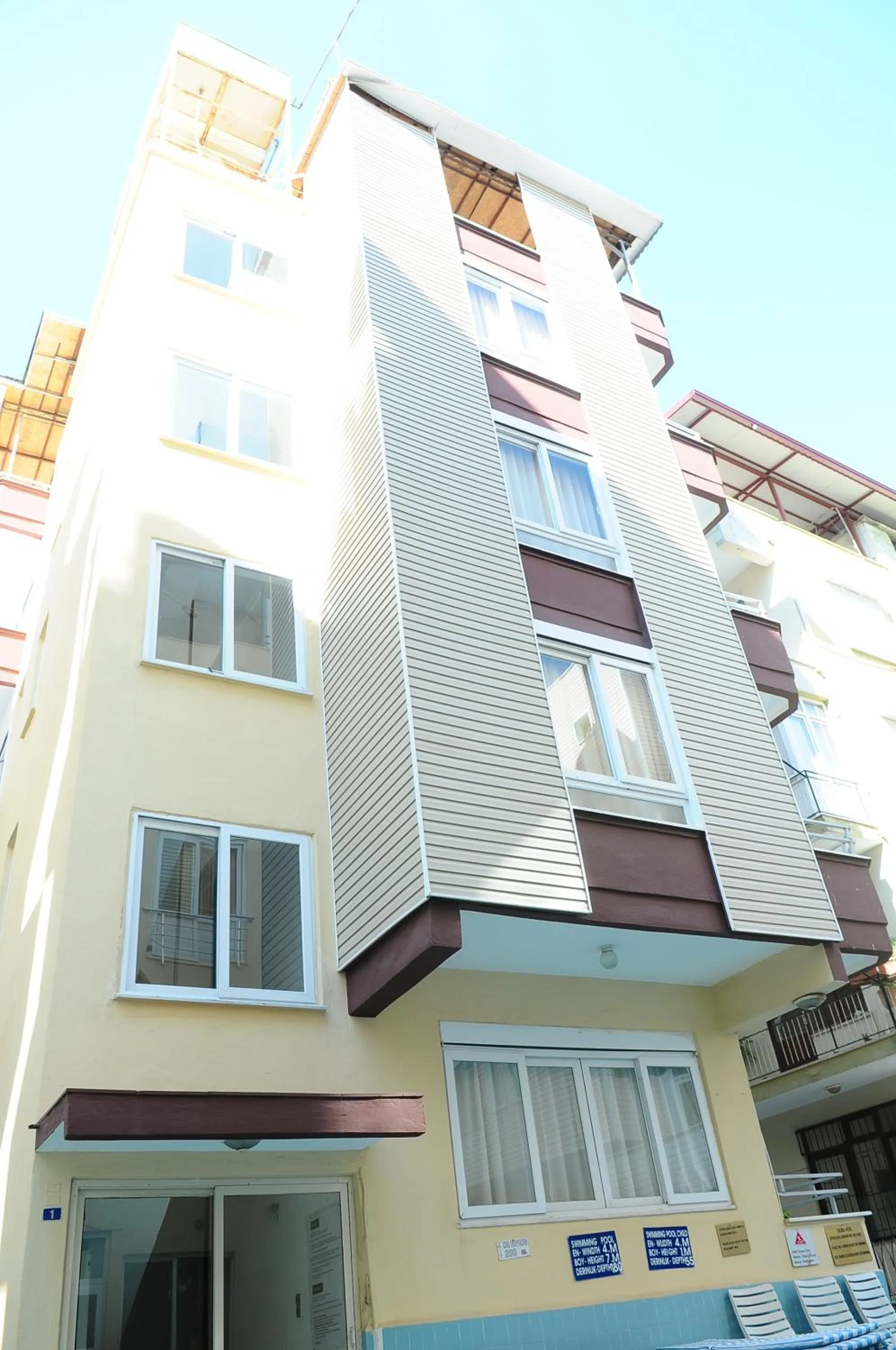 Property building in Kleopatra Beach Yildiz Hotel