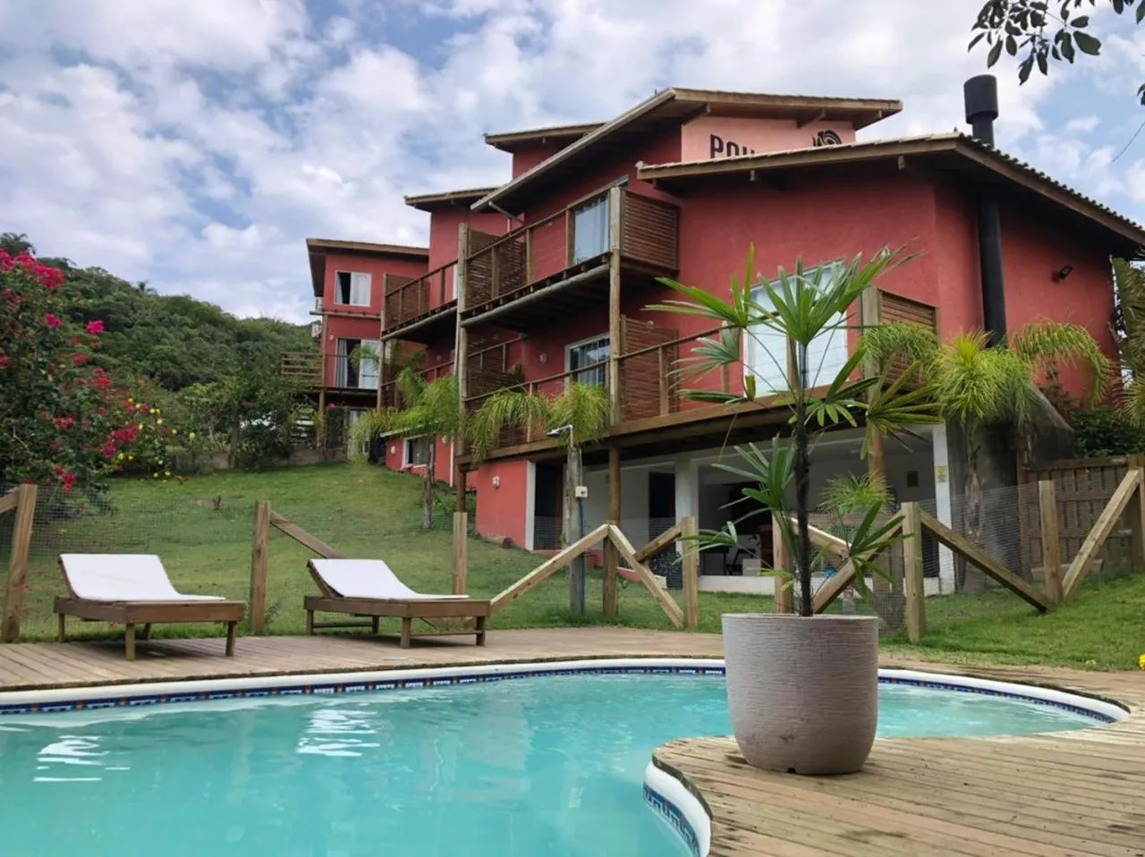 Property building in Pousada Rosa Negra