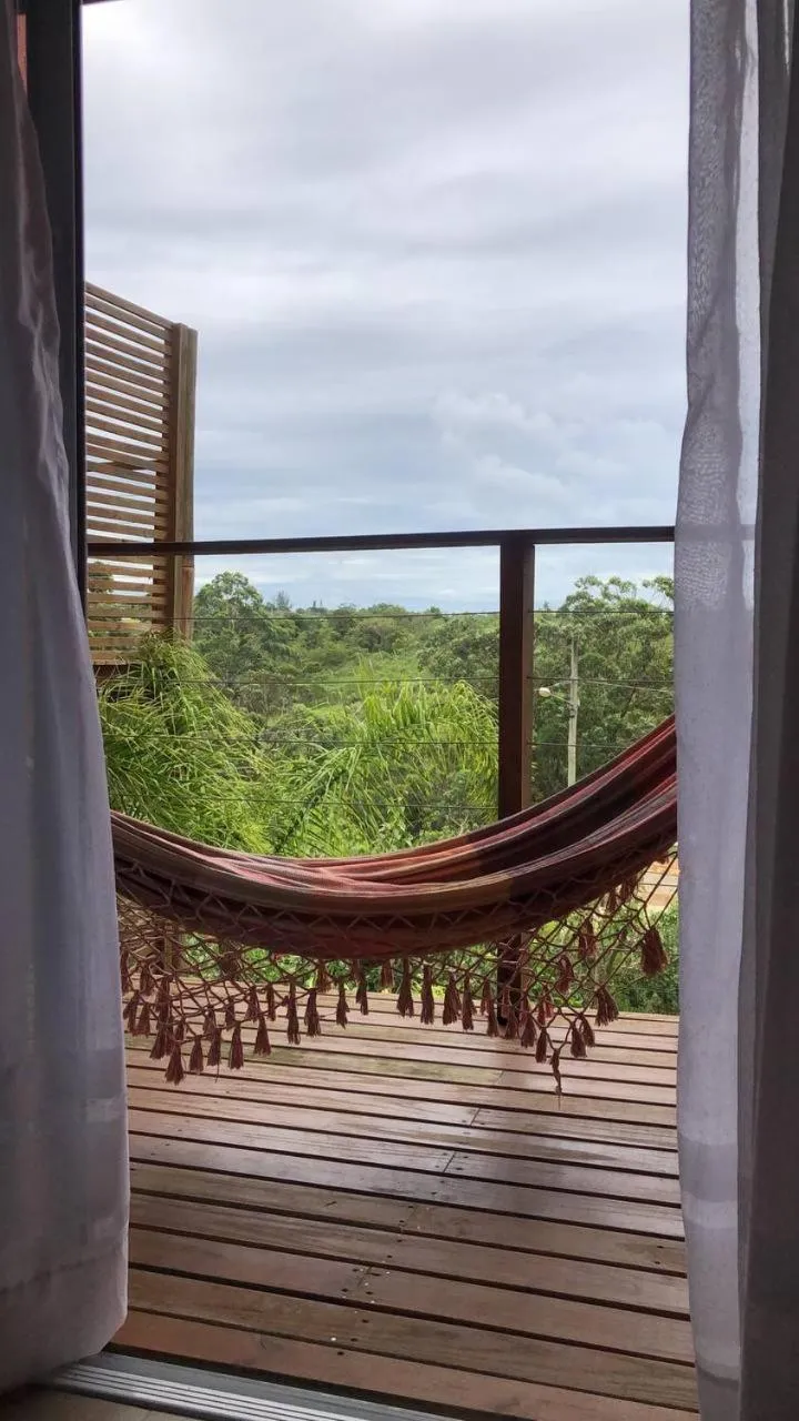Balcony/Terrace in Pousada Rosa Negra