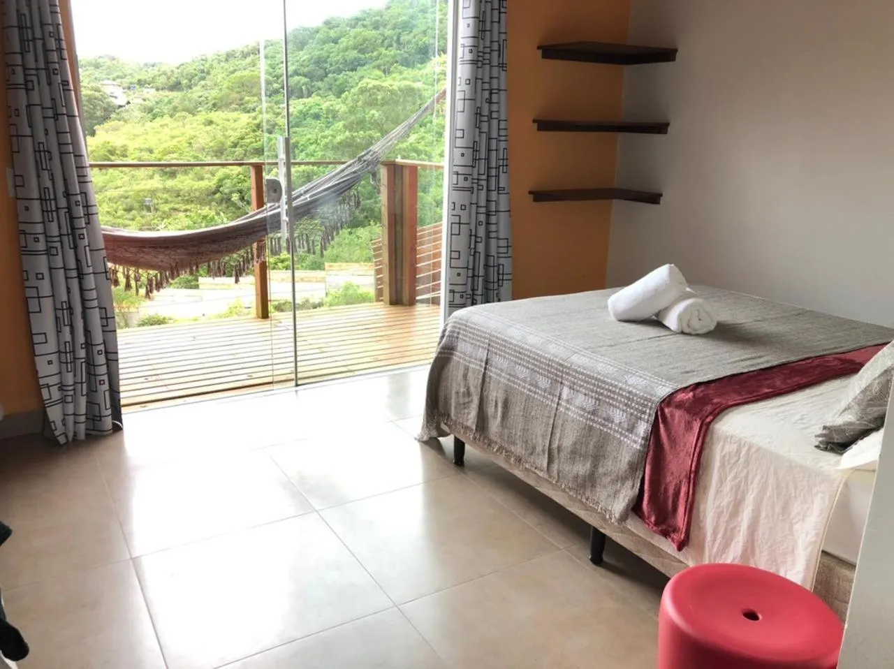 Balcony/Terrace in Pousada Rosa Negra