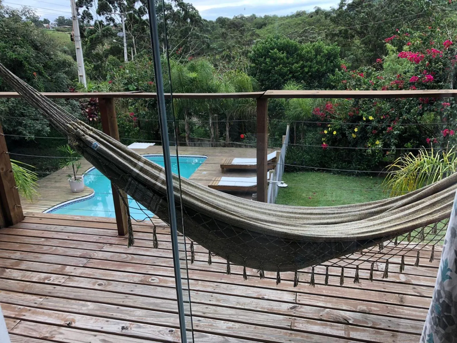 Patio in Pousada Rosa Negra