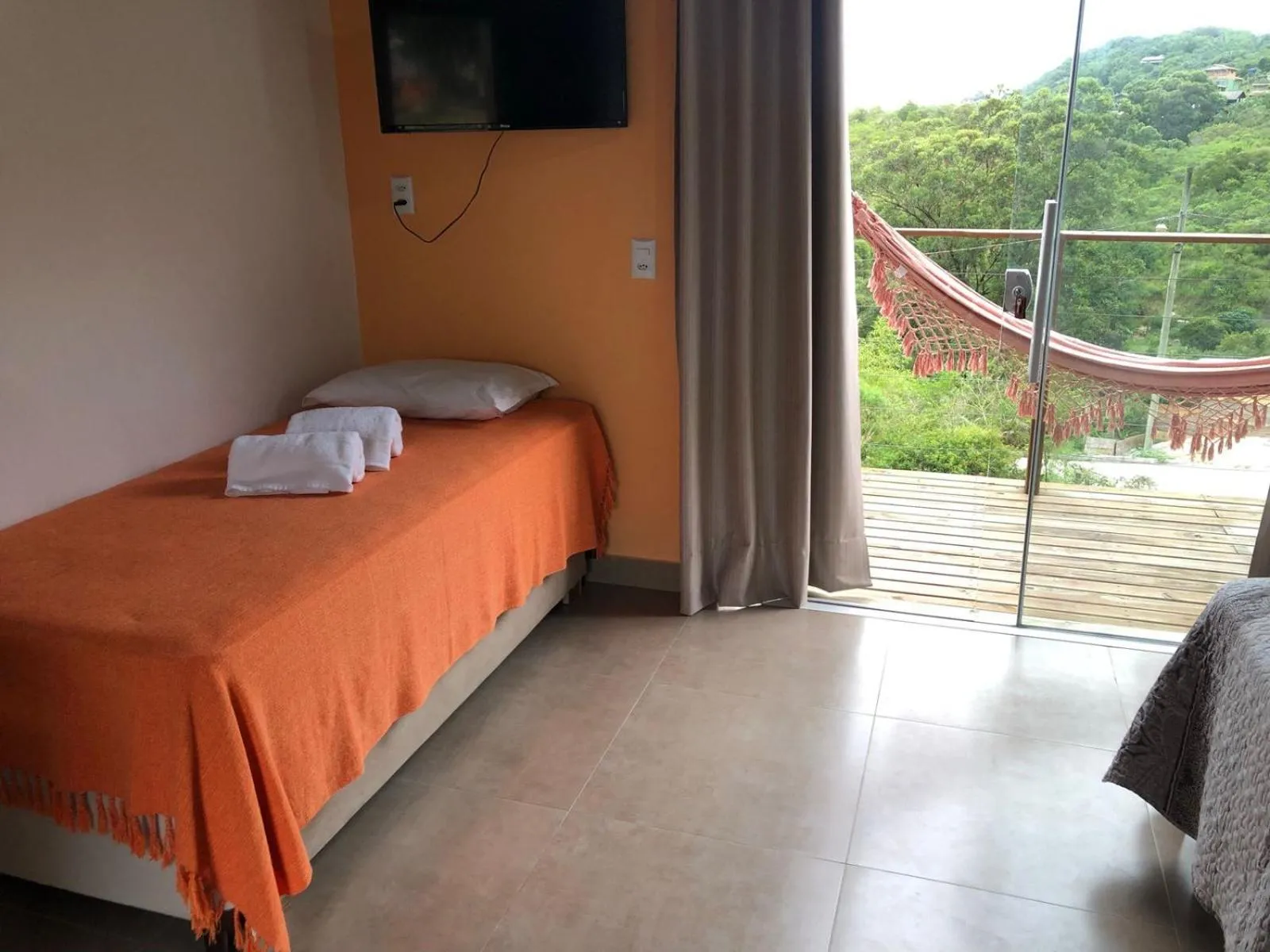 Bed in Pousada Rosa Negra