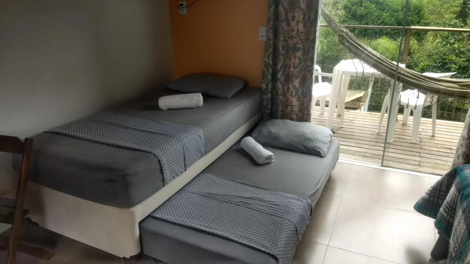 Bed in Pousada Rosa Negra