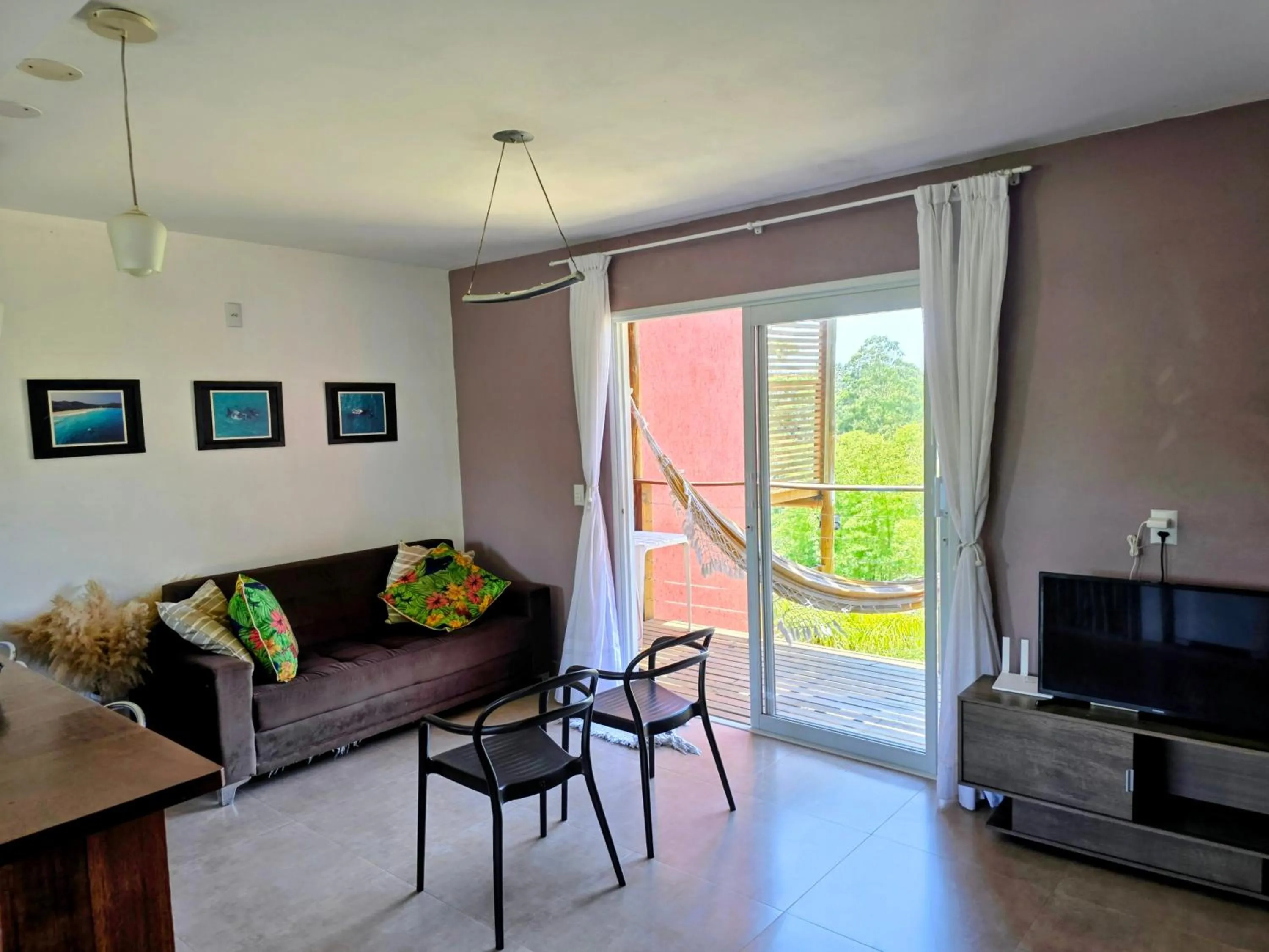 Living room in Pousada Rosa Negra