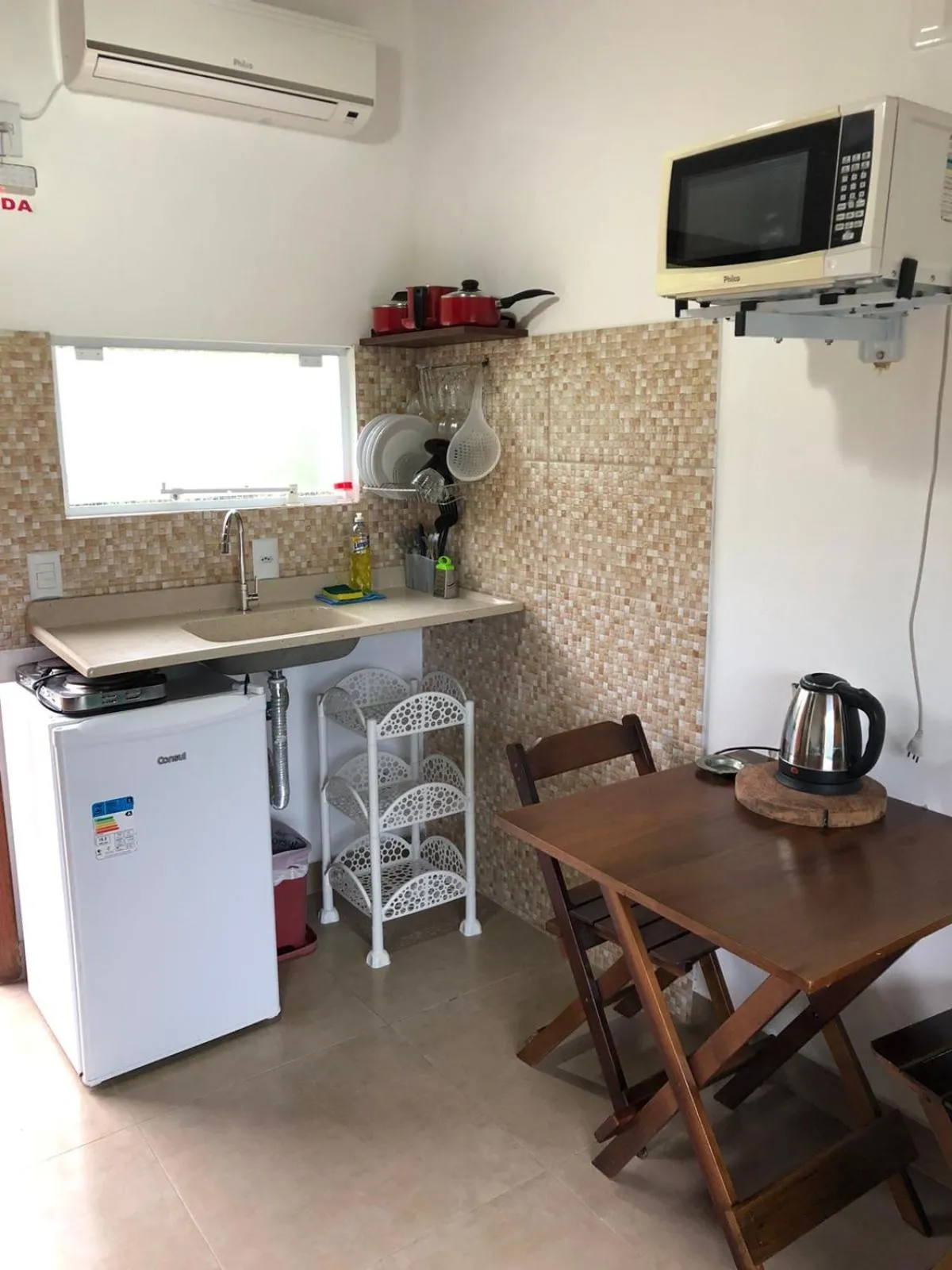 kitchen in Pousada Rosa Negra
