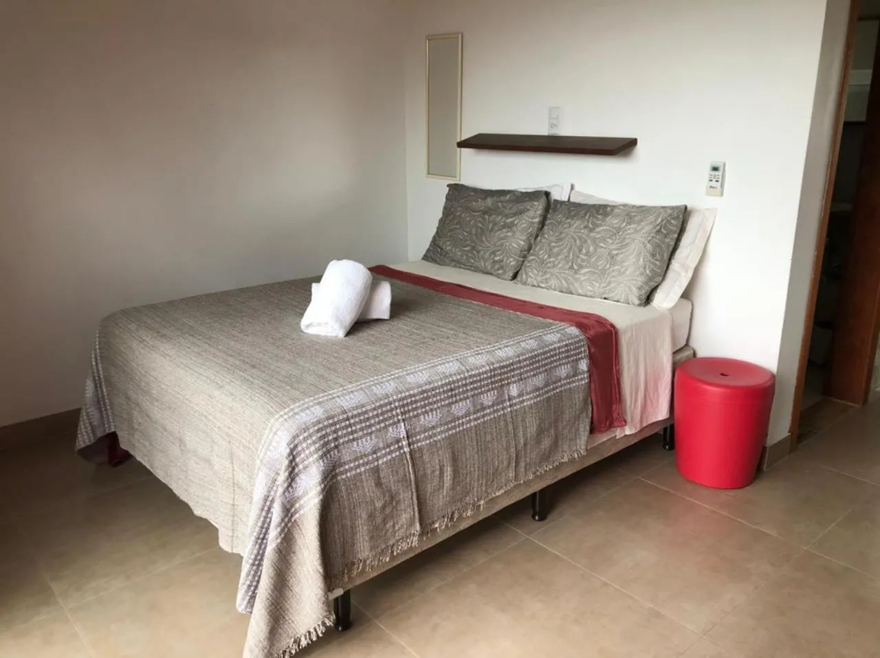 Bed in Pousada Rosa Negra