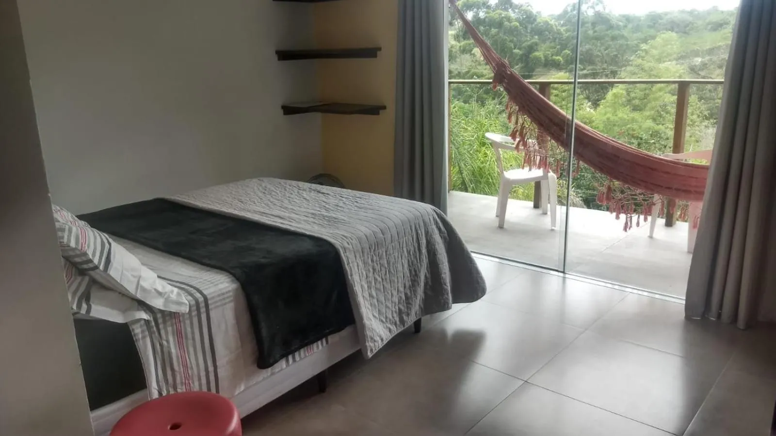 Bed in Pousada Rosa Negra
