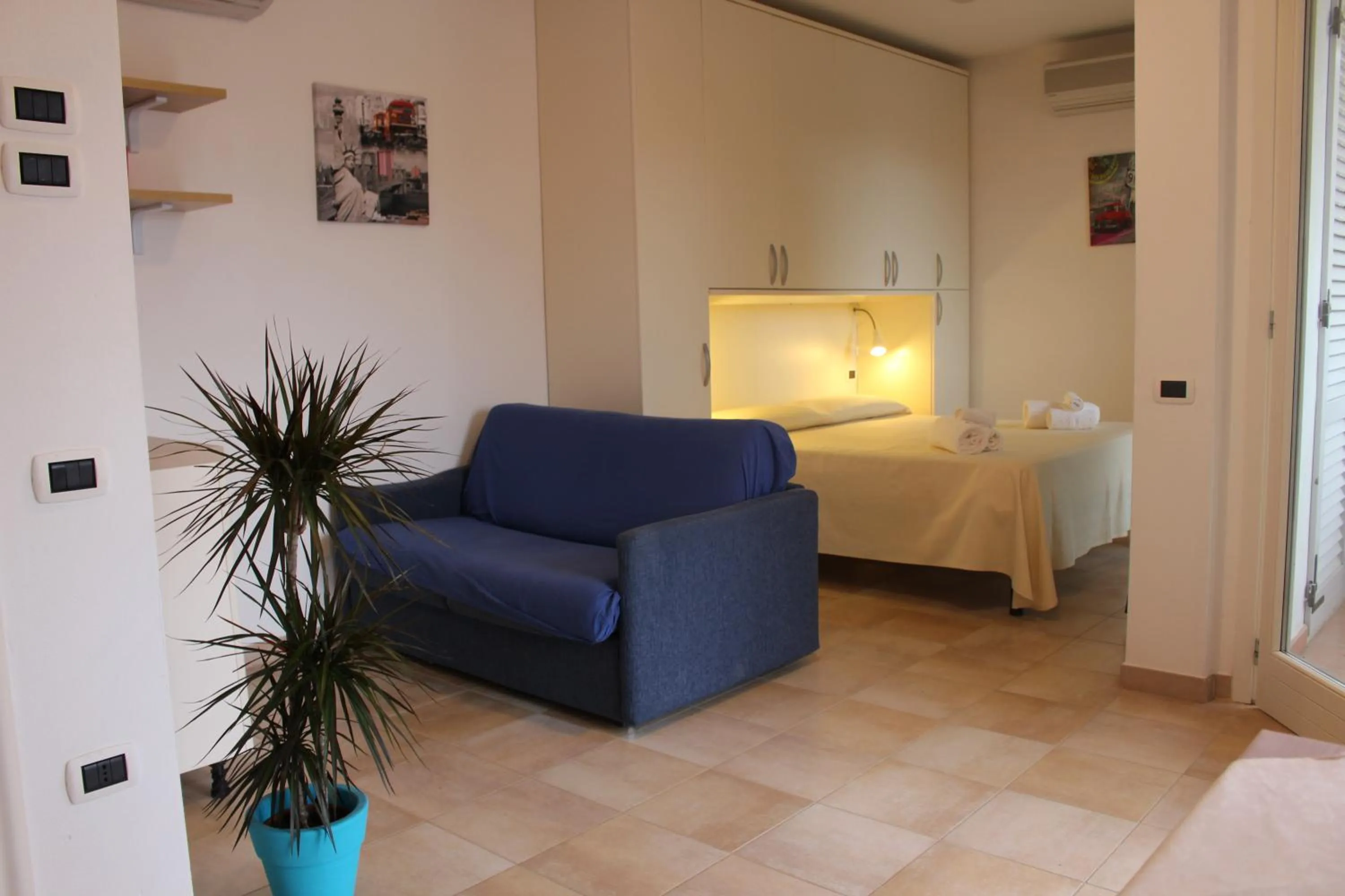 Kitchen or kitchenette, Bed in Aba Village RTA